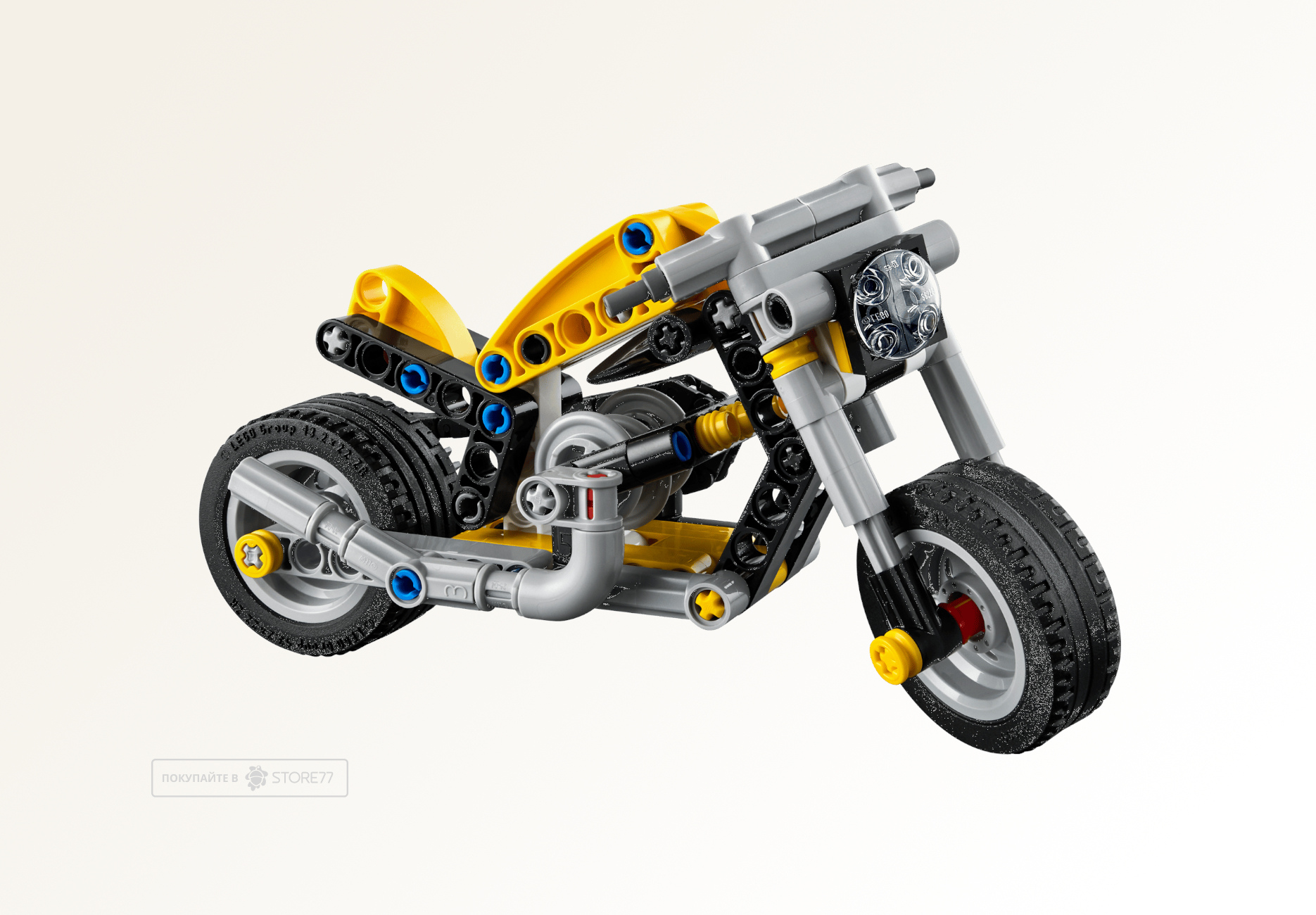 Конструктор LEGO Technic 42225 Жёлтый мотоцикл
