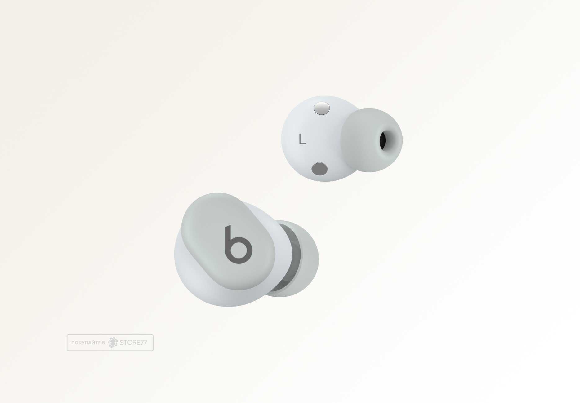 Беспроводные наушники Beats Solo Buds, цвет: штормовой серый (Storm Gray)