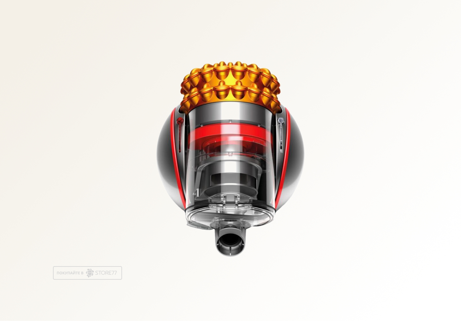 Пылесос Dyson Big Ball Multifloor 2, цвет: серебристый/желтый (Iron/Sprayed Yellow)
