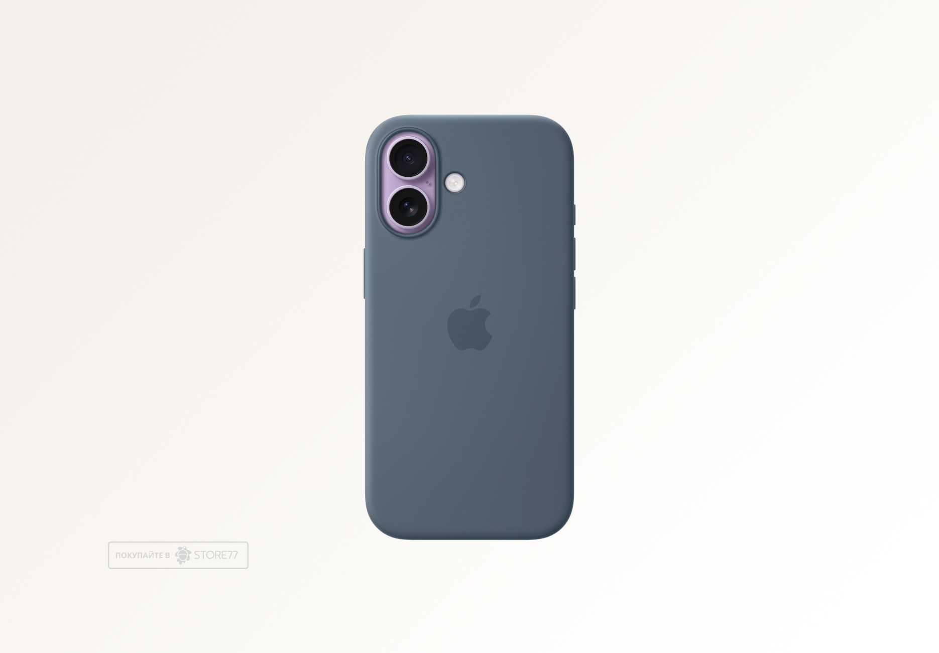 Чехол Apple Silicone Case с поддержкой MagSafe для iPhone 17, цвет: синий (Anchor BLue)