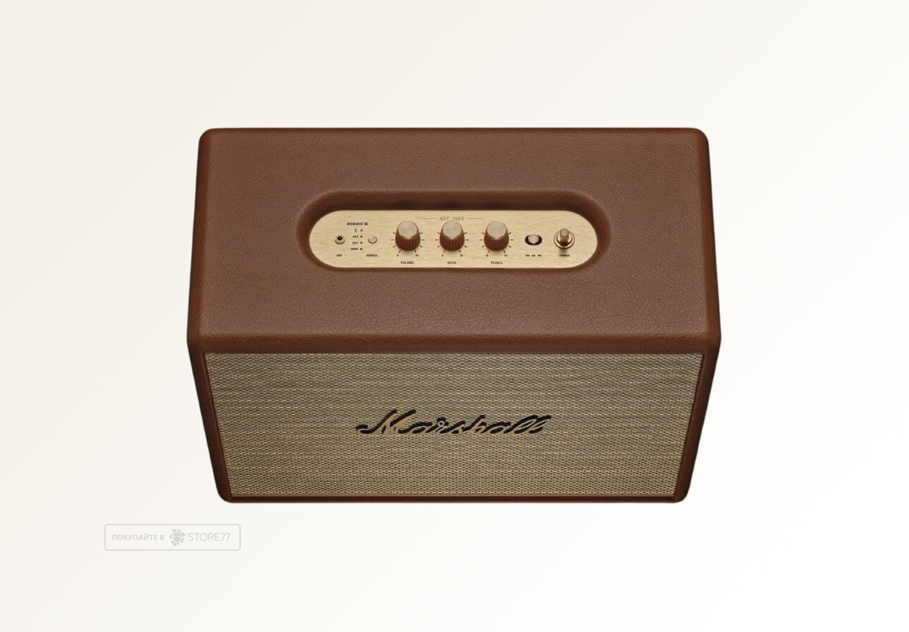 Портативная акустика Marshall Woburn 3 (Коричневая)