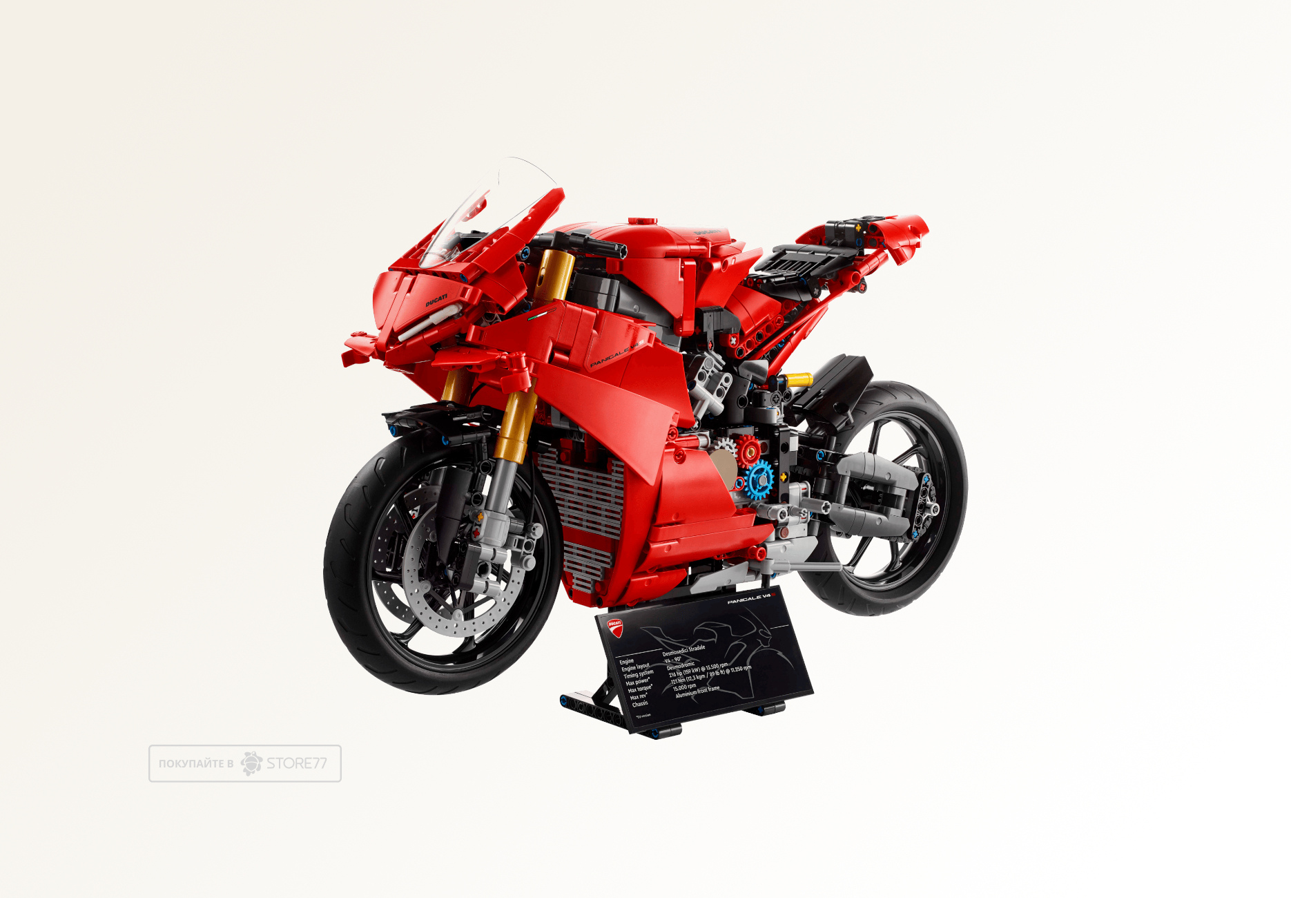 Конструктор LEGO Technic 42202 Мотоцикл Ducati Panigale V4 S