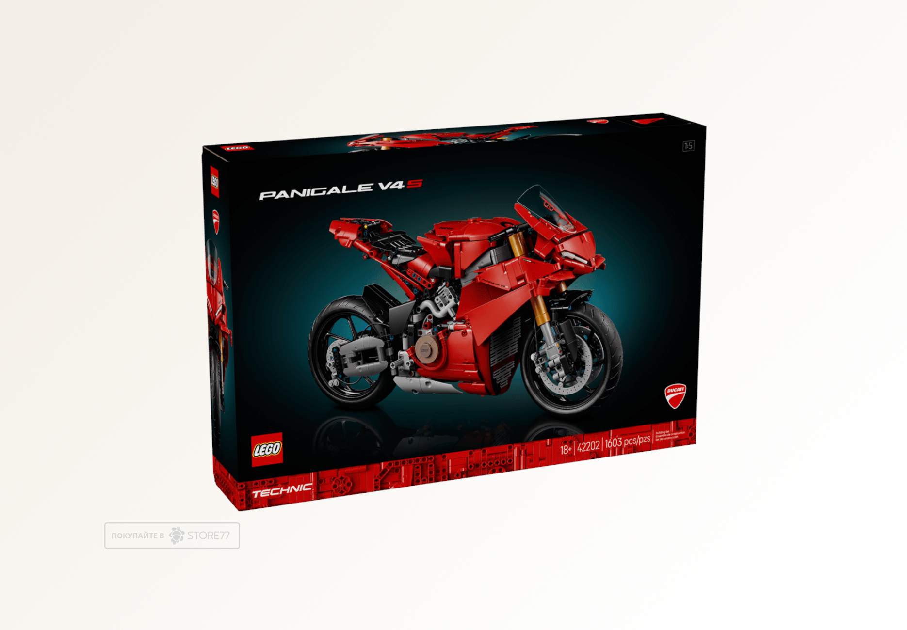Конструктор LEGO Technic 42202 Мотоцикл Ducati Panigale V4 S
