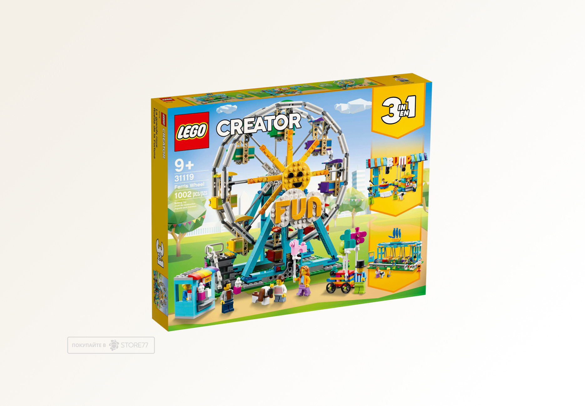 Конструктор LEGO Creator 3 в 1 31119 Колесо обозрения