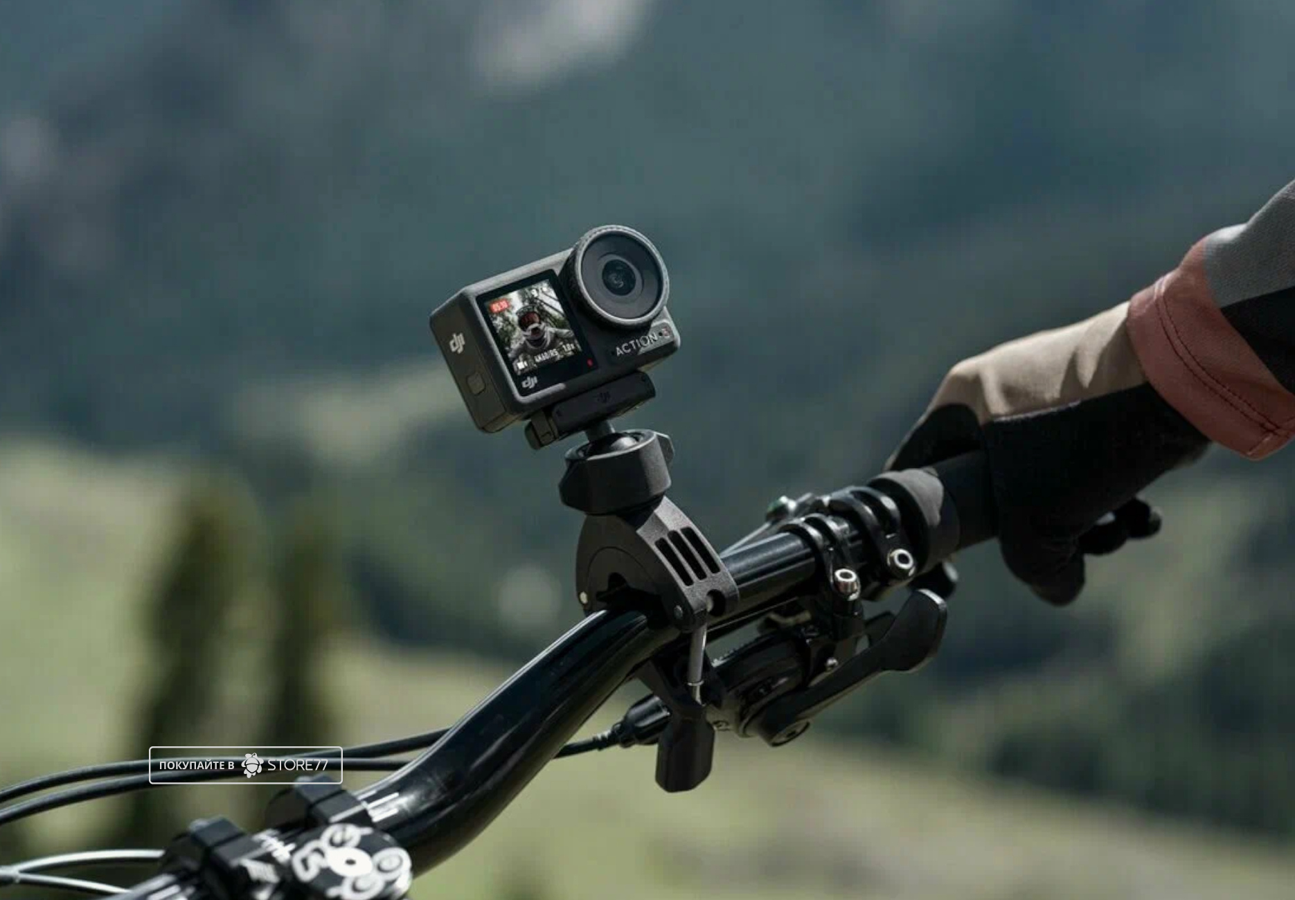 Крепление на трубу и руль для DJI Osmo Action 5 Pro
