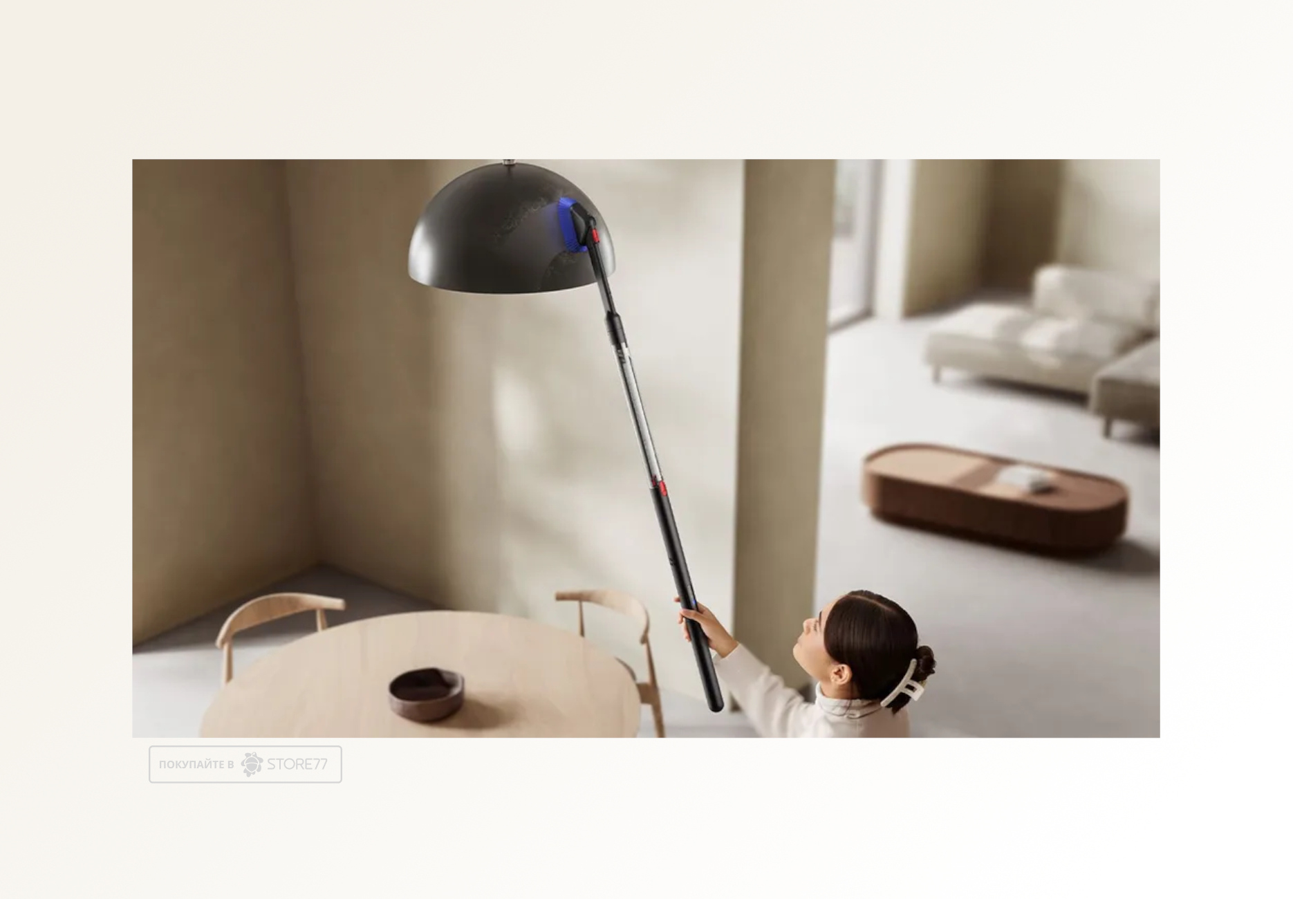 Беспроводной пылесос Dyson PencilVac Fluffycone, цвет: черный (Black)