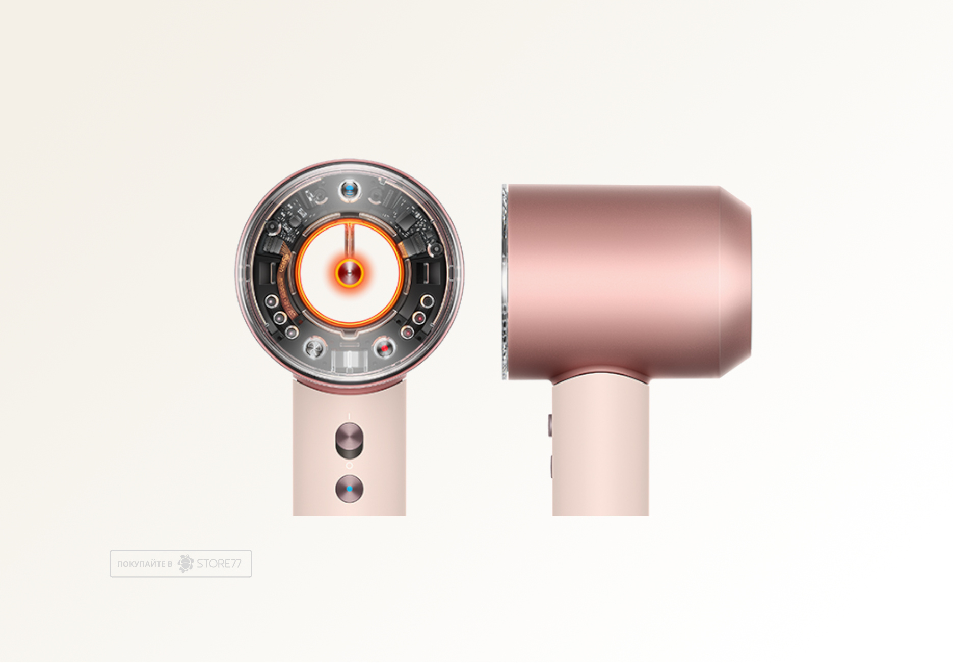 Фен Dyson Supersonic Nural HD16 для прямых волос (Straight+Wavy), цвет: керамический розовый/розовое золото (Ceramic Pink/Rose Gold)