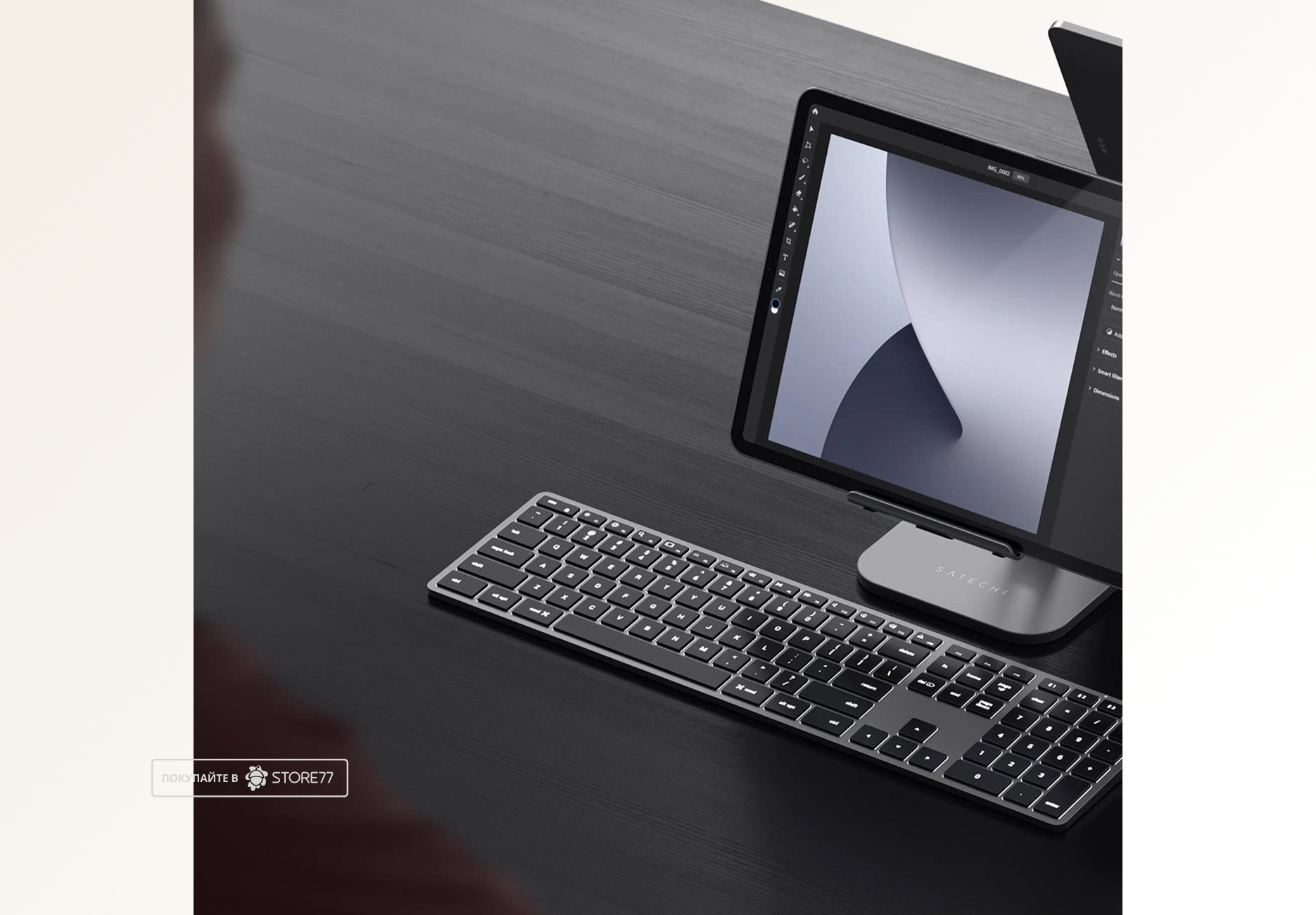 Клавиатура беспроводная Satechi Slim X3 Bluetooth (Серый космос)