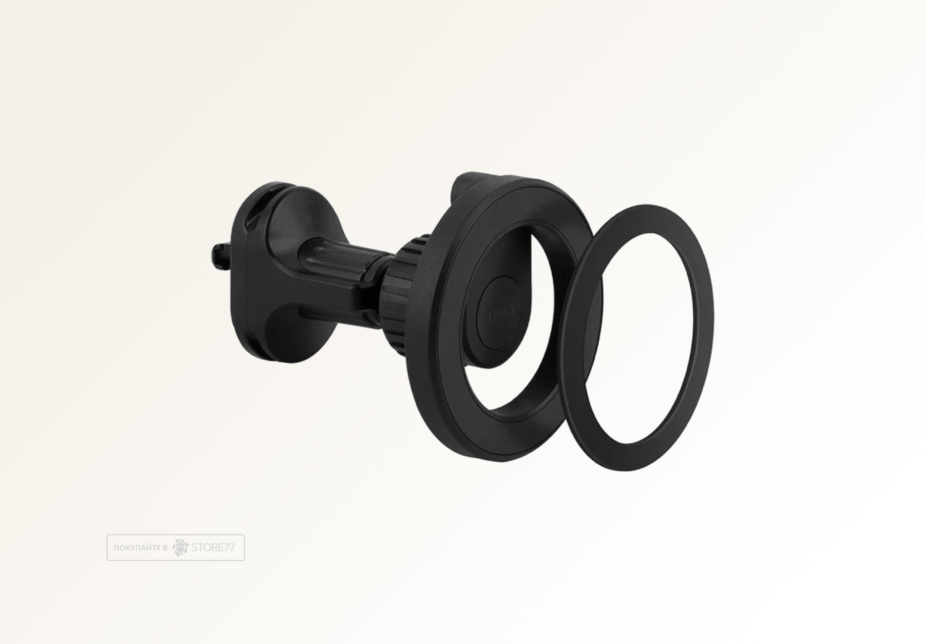 Автомобильный держатель Uniq TRELIX Magnetic Air (Черный)
