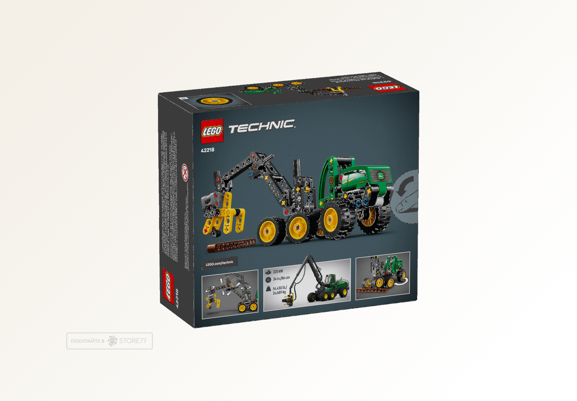 Конструктор LEGO Technic 42218 Колесный комбайн John Deere 170H