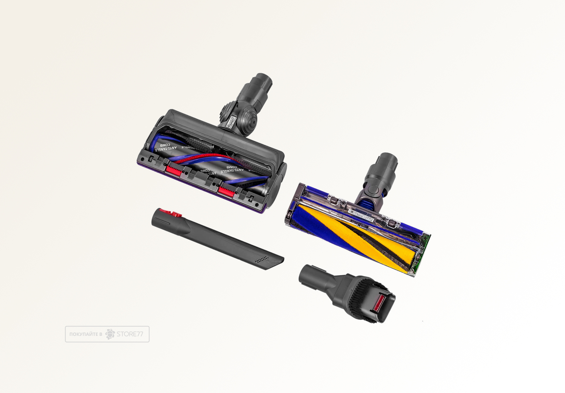 Беспроводной пылесос Dyson V15 Detect Absolute SV47 (Серый/Золотой)
