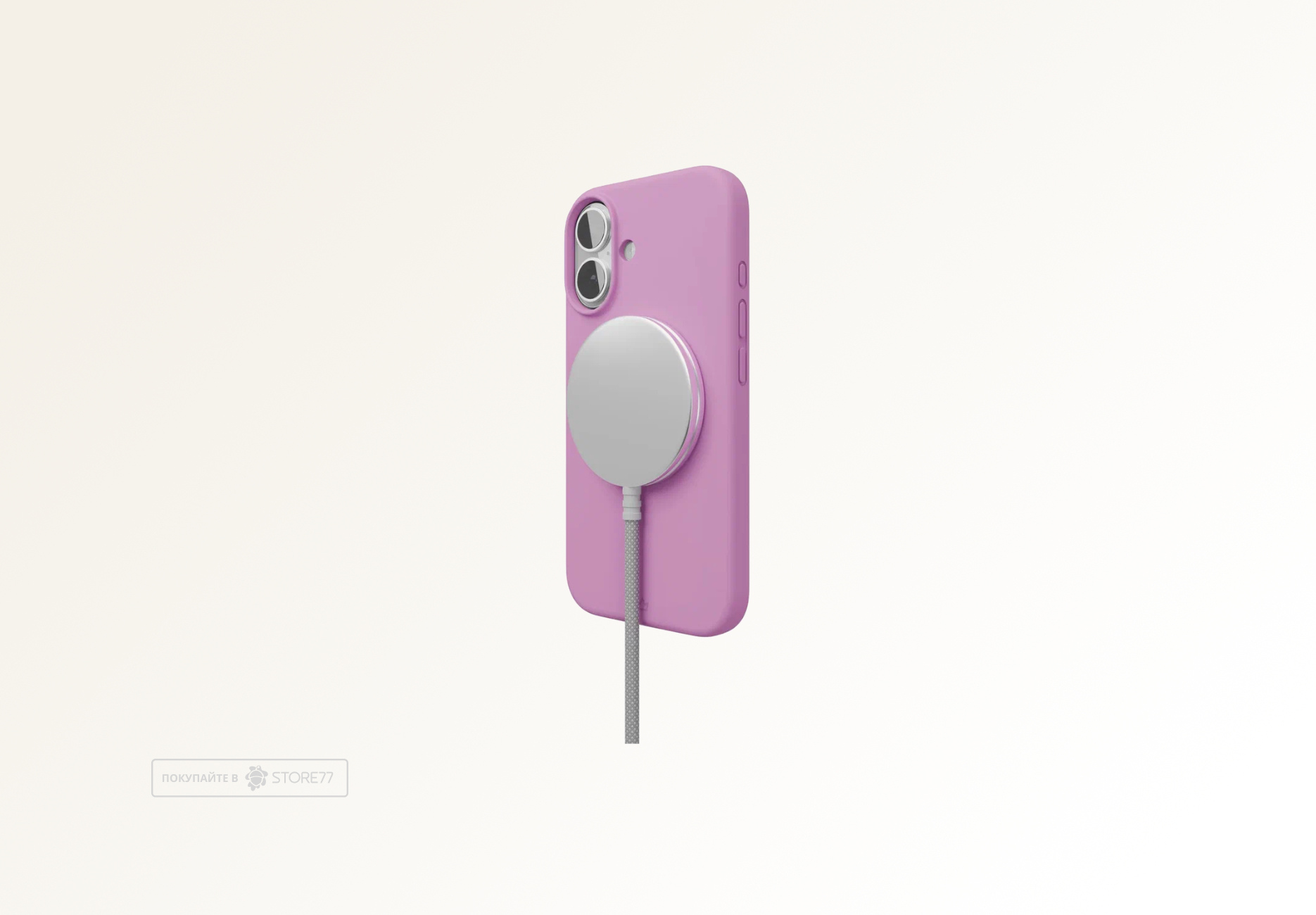 Чехол защитный VLP Aster Case с поддержкой MagSafe для iPhone 16 (Лавандовый)