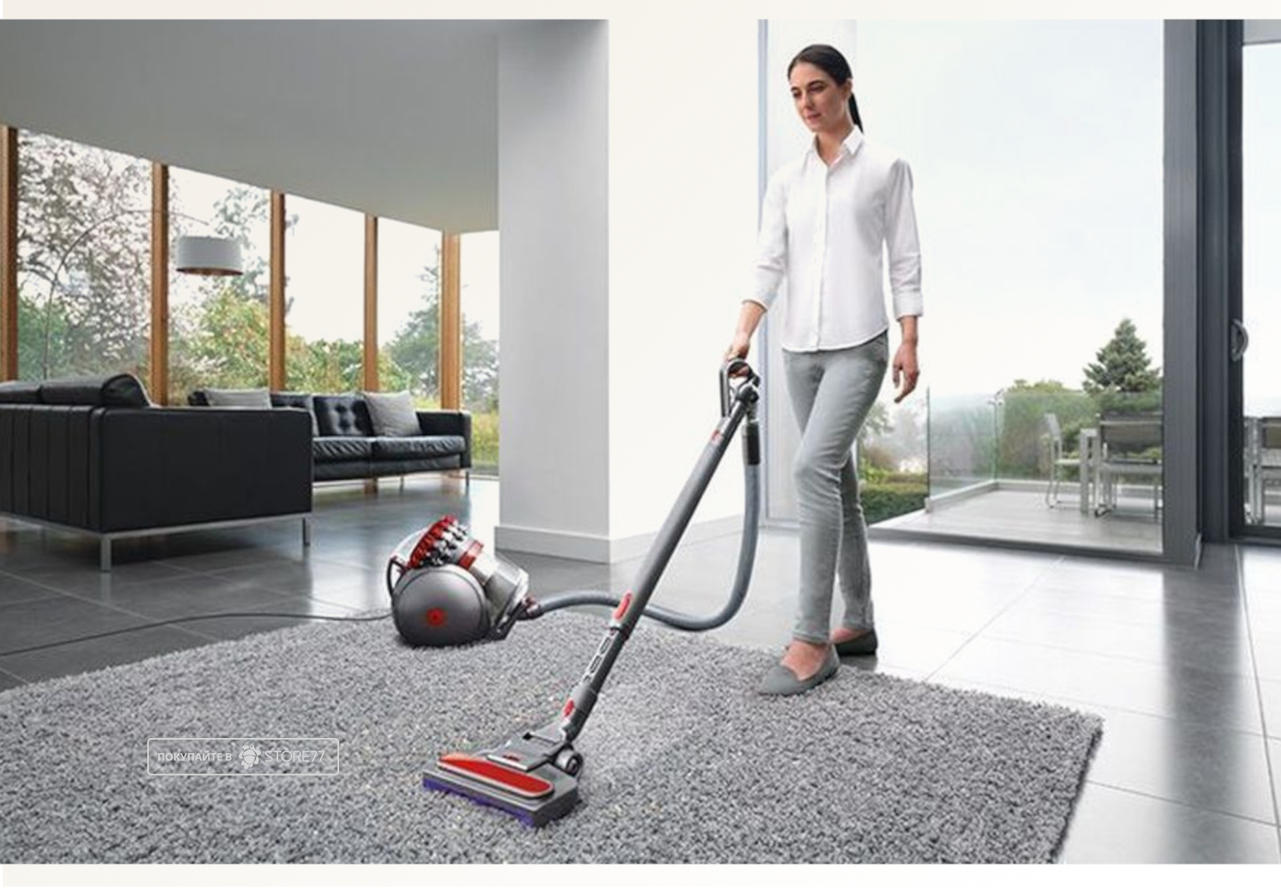 Пылесос Dyson Cinetic Big Ball Absolute 2 (Серый/Красный) Вилка EU