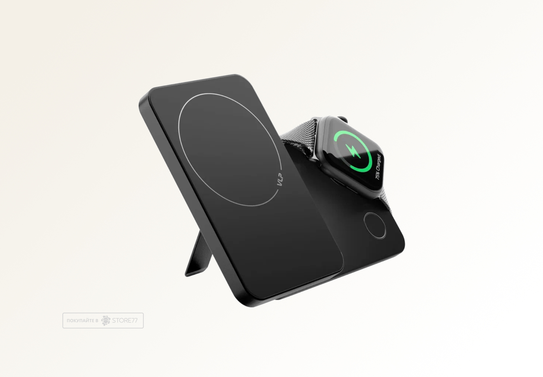 Внешний аккумулятор VLP Diamond Energy Pro с поддержкой MagSafe Qi2 5000 мА·ч (Черный)