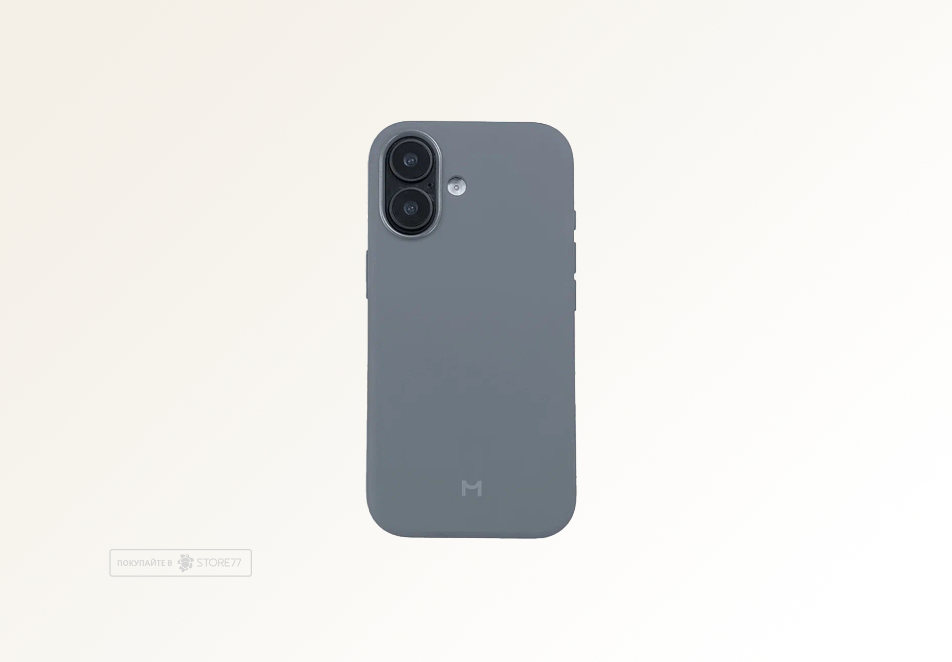 Чехол Magssory Silicone Case с поддержкой MagSafe для iPhone 17 (Серый)