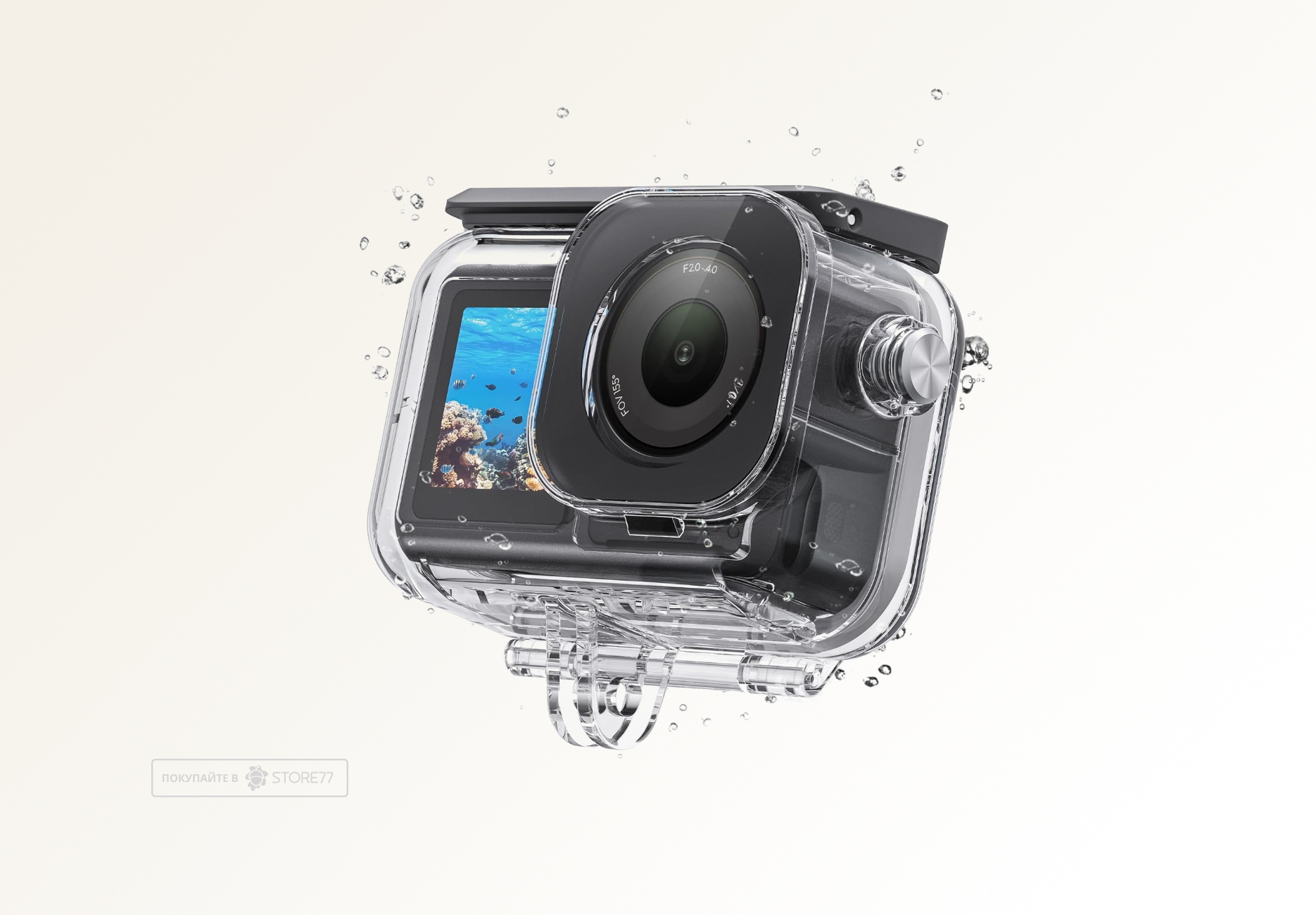 Водонепроницаемый чехол Telesin для DJI Osmo Action 6