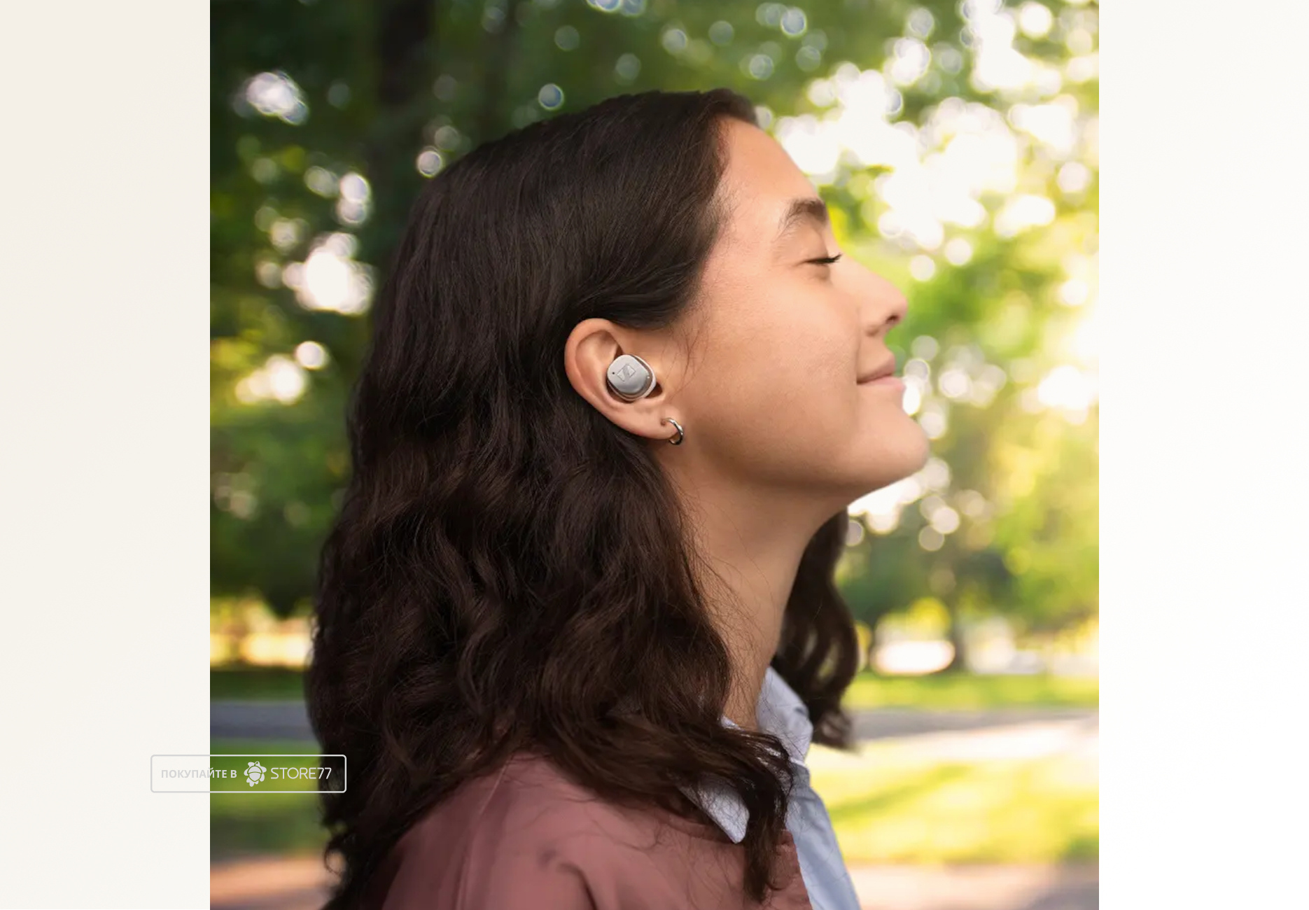 Беспроводные наушники Sennheiser Momentum True Wireless 4, цвет: белый/серебряный (White/Silver)