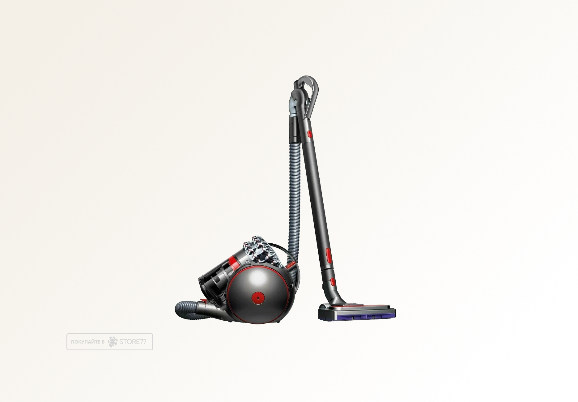 Пылесос Dyson Cinetic Big Ball Absolute 2 (Серый/Красный) Вилка EU