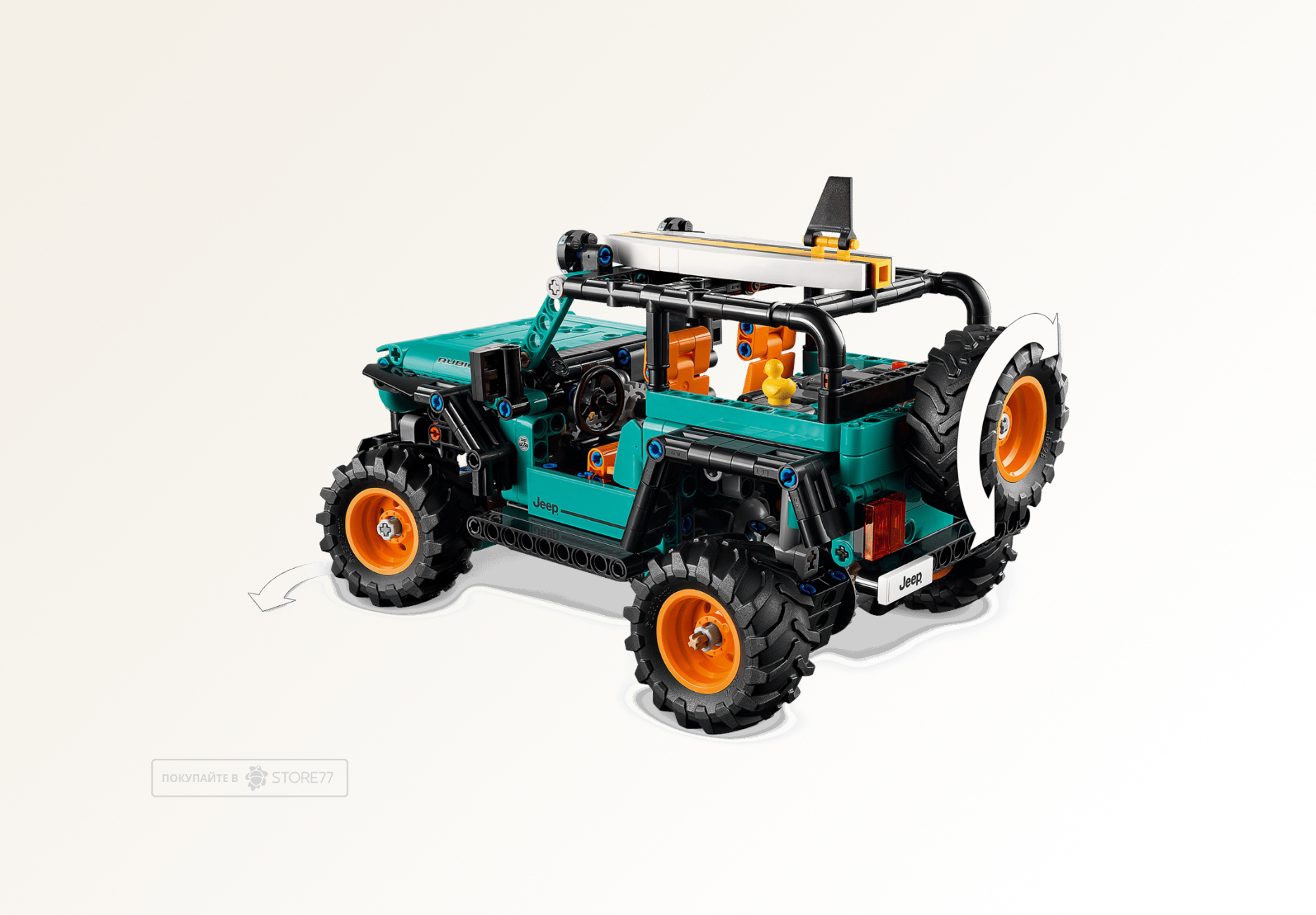 Конструктор LEGO Technic 42227 Внедорожник Jeep Wrangler Rubicon