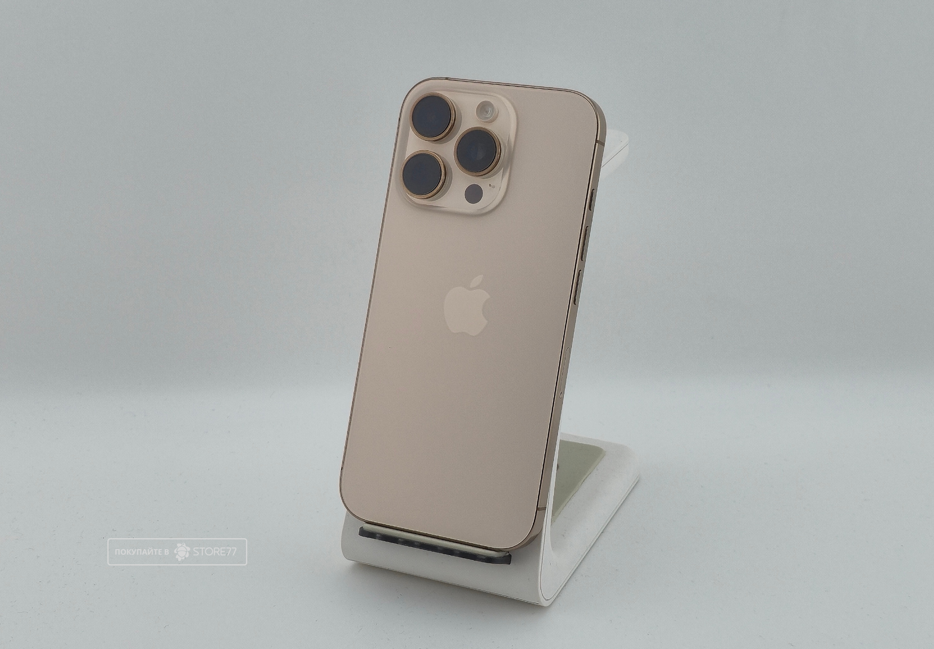 Телефон Apple iPhone 16 Pro 128 ГБ, цвет: пустынный титан (Desert Titanium) (Уценка)