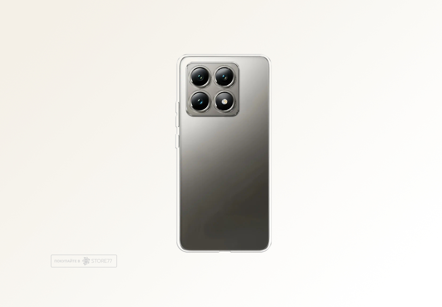 Чехол силиконовый для Xiaomi 14T (Прозрачный)