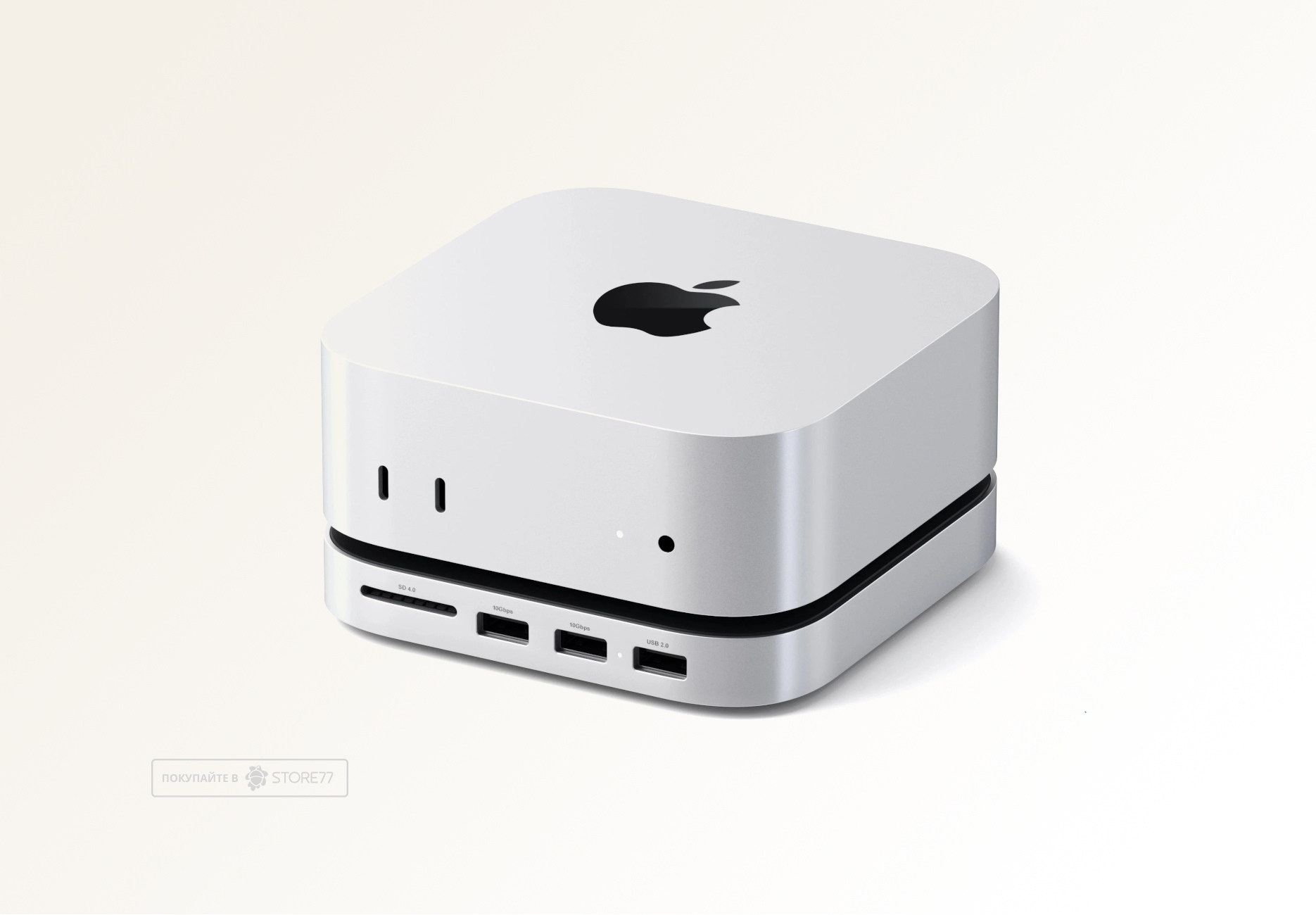 Док-станция Satechi Mac Mini M4 SSD + NVME (Серебристая)