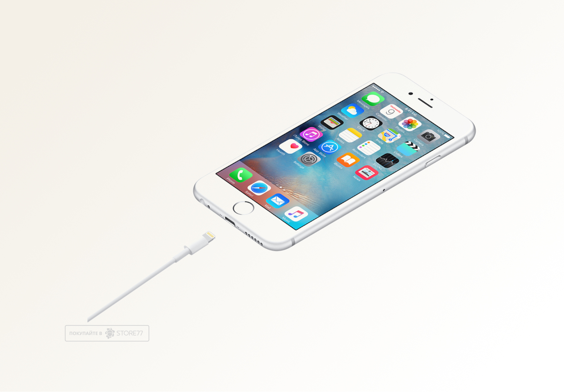 Кабель Apple USB-A - Lightning, 1.0 м (Белый)