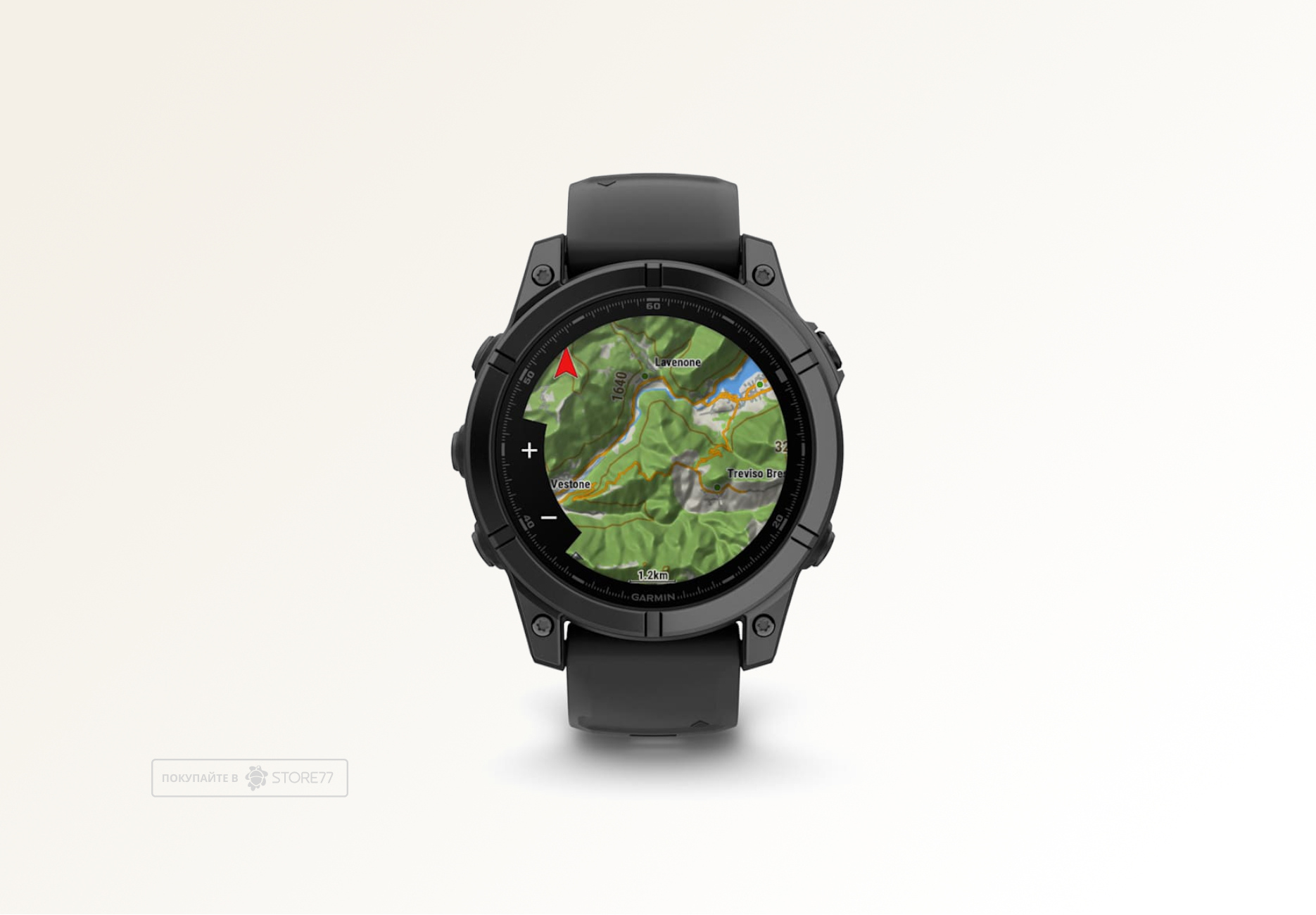 Умные часы Garmin Fenix E 47 мм, AMOLED, корпус: серый (Gray), с черным силиконовым ремешком