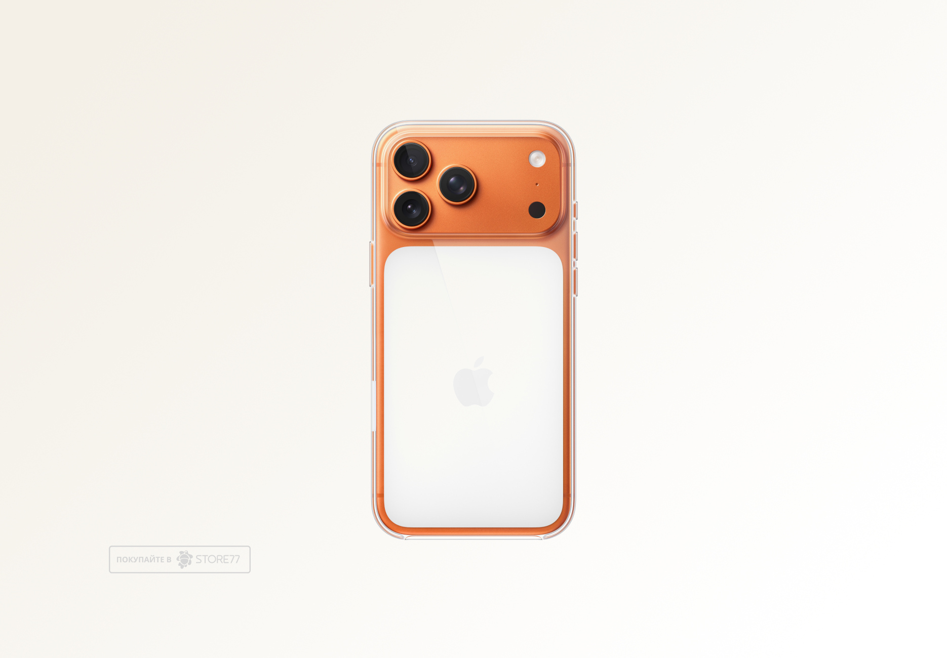Чехол Apple Clear Case с поддержкой MagSafe для iPhone 17 Pro, цвет: прозрачный (Clear)