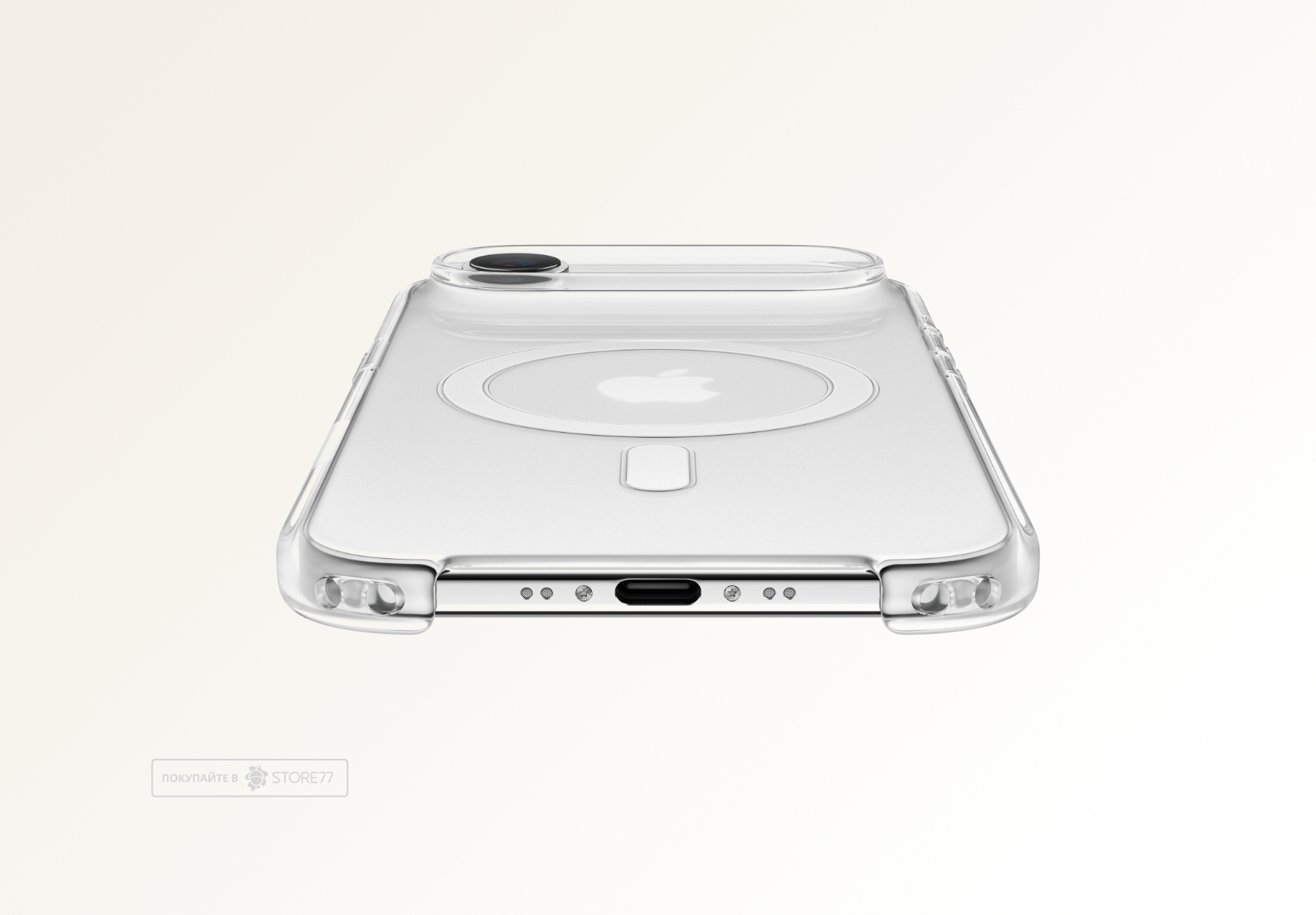 Чехол Apple MagSafe для iPhone Air, цвет: прозрачный (Frost)