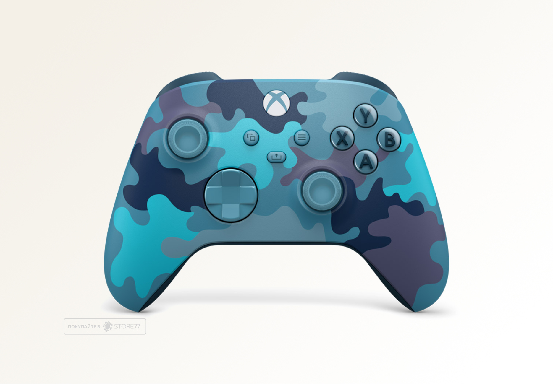 Геймпад Microsoft Xbox Series X|S беспроводной, цвет: синий камуфляж (Mineral Camouflage)