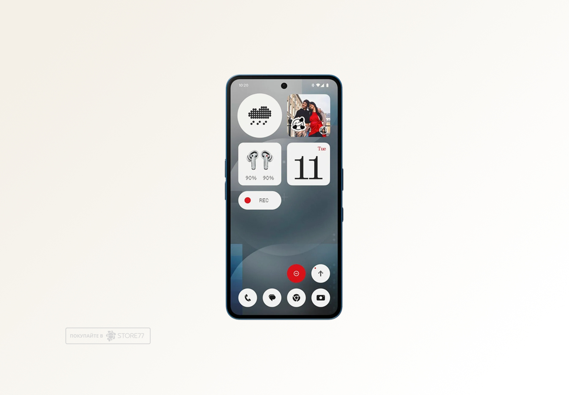 Телефон Nothing Phone (3a) 12/256 ГБ (Синий)