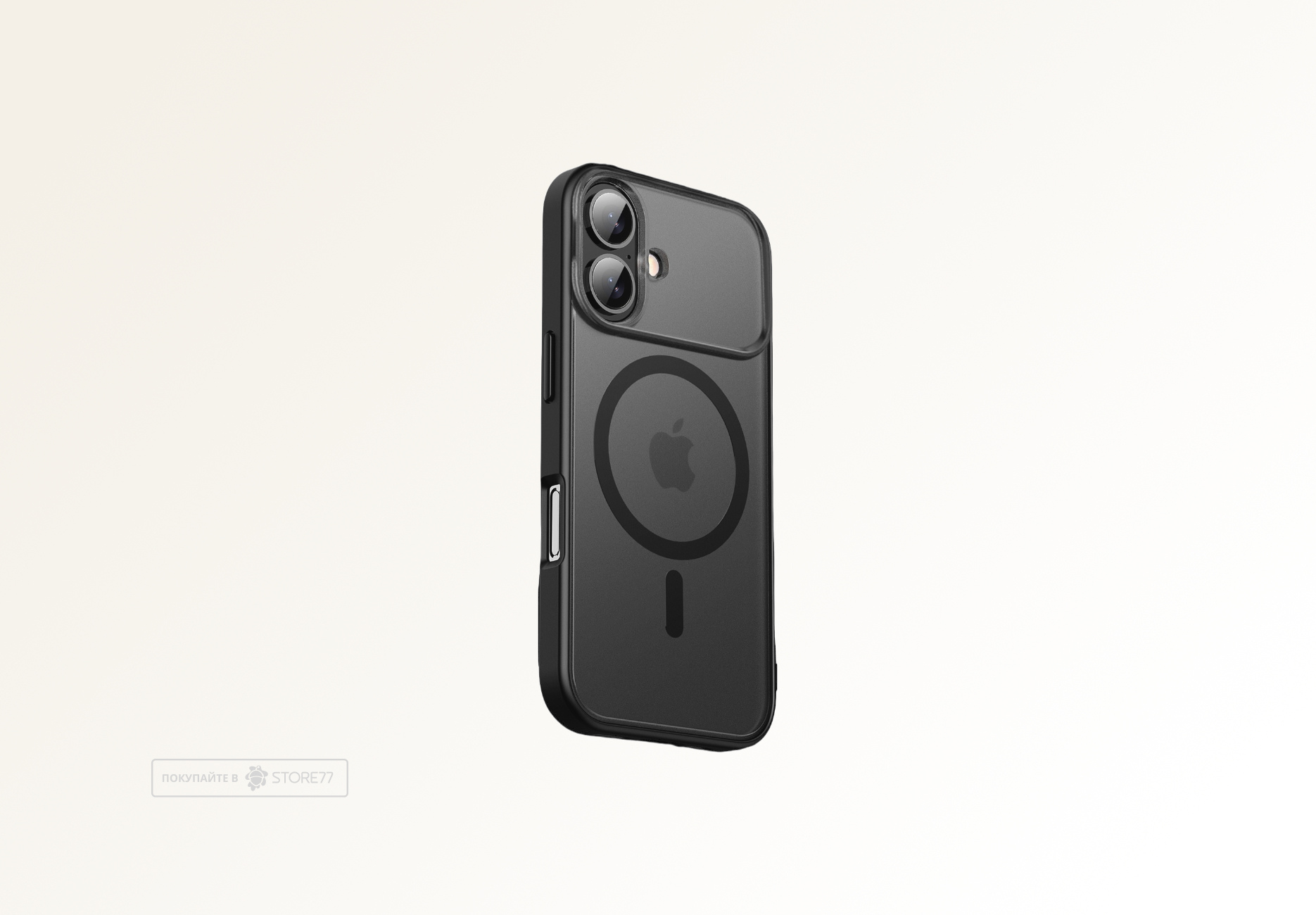 Чехол Gurdini Shockproof с поддержкой MagSafe противоударный для iPhone 17 (Черный)