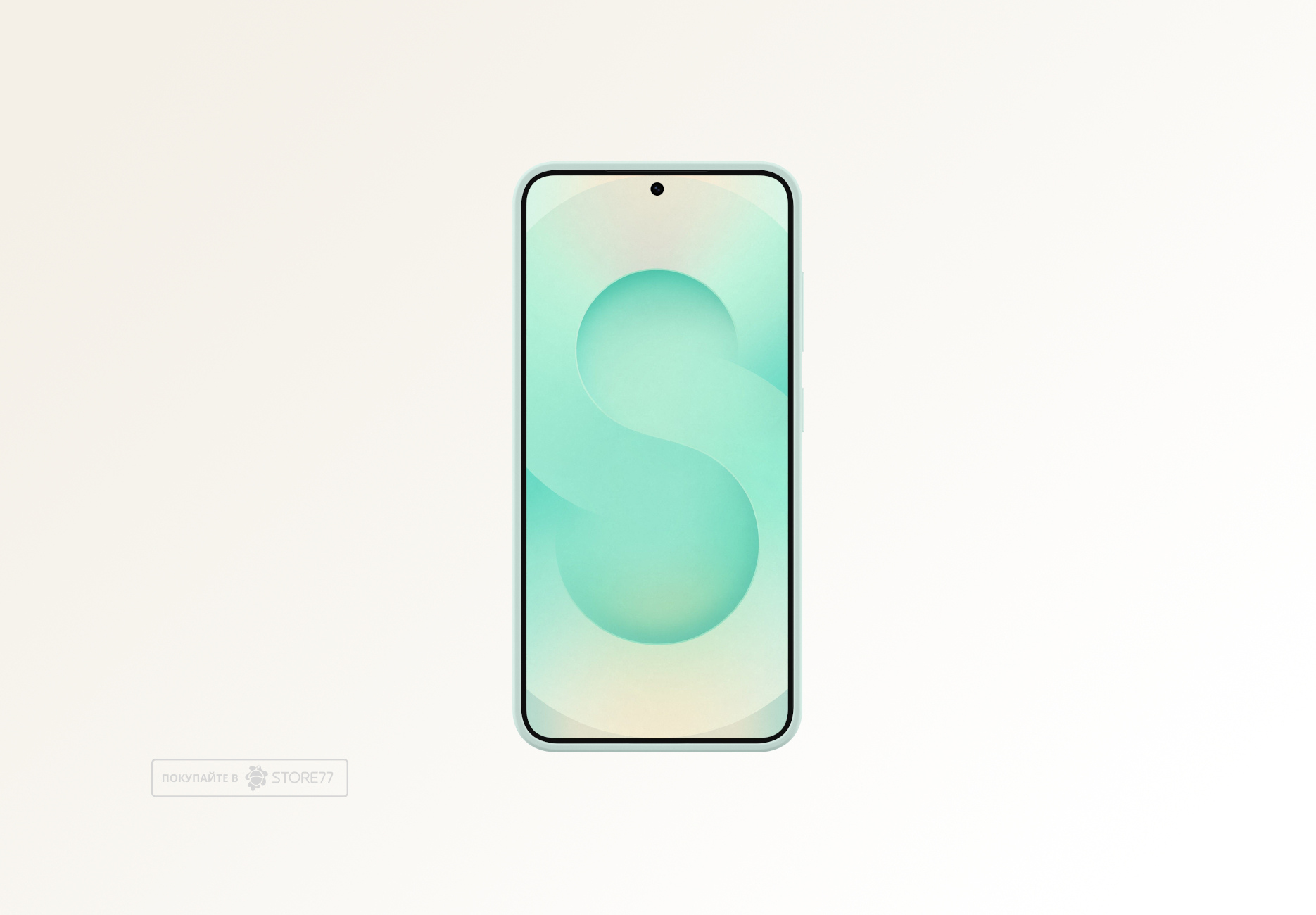 Чехол Samsung Silicone Case для Samsung Galaxy S25 (Мятный)