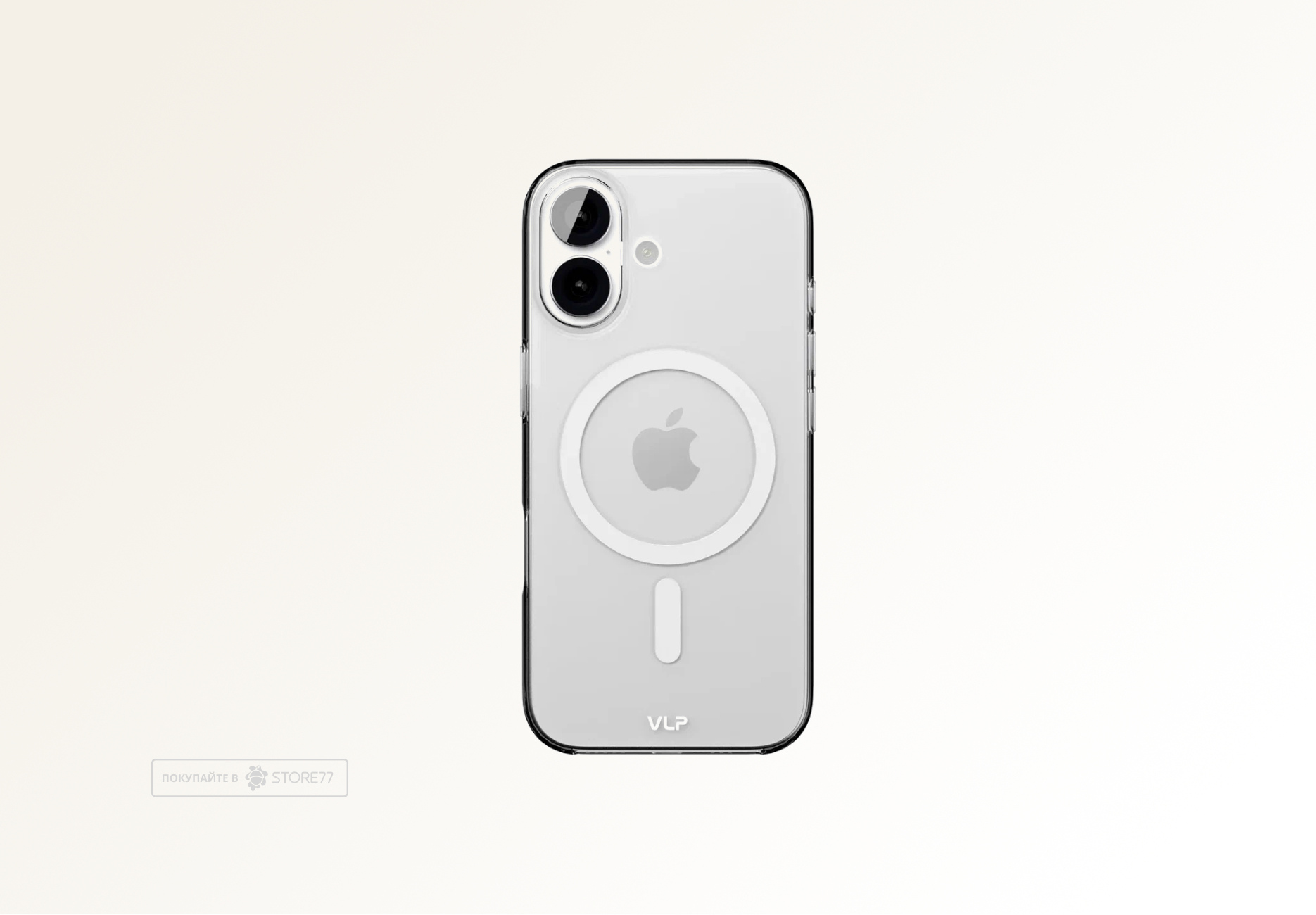 Чехол защитный VLP Puro Case с поддержкой MagSafe для iPhone 17 (Прозрачный)