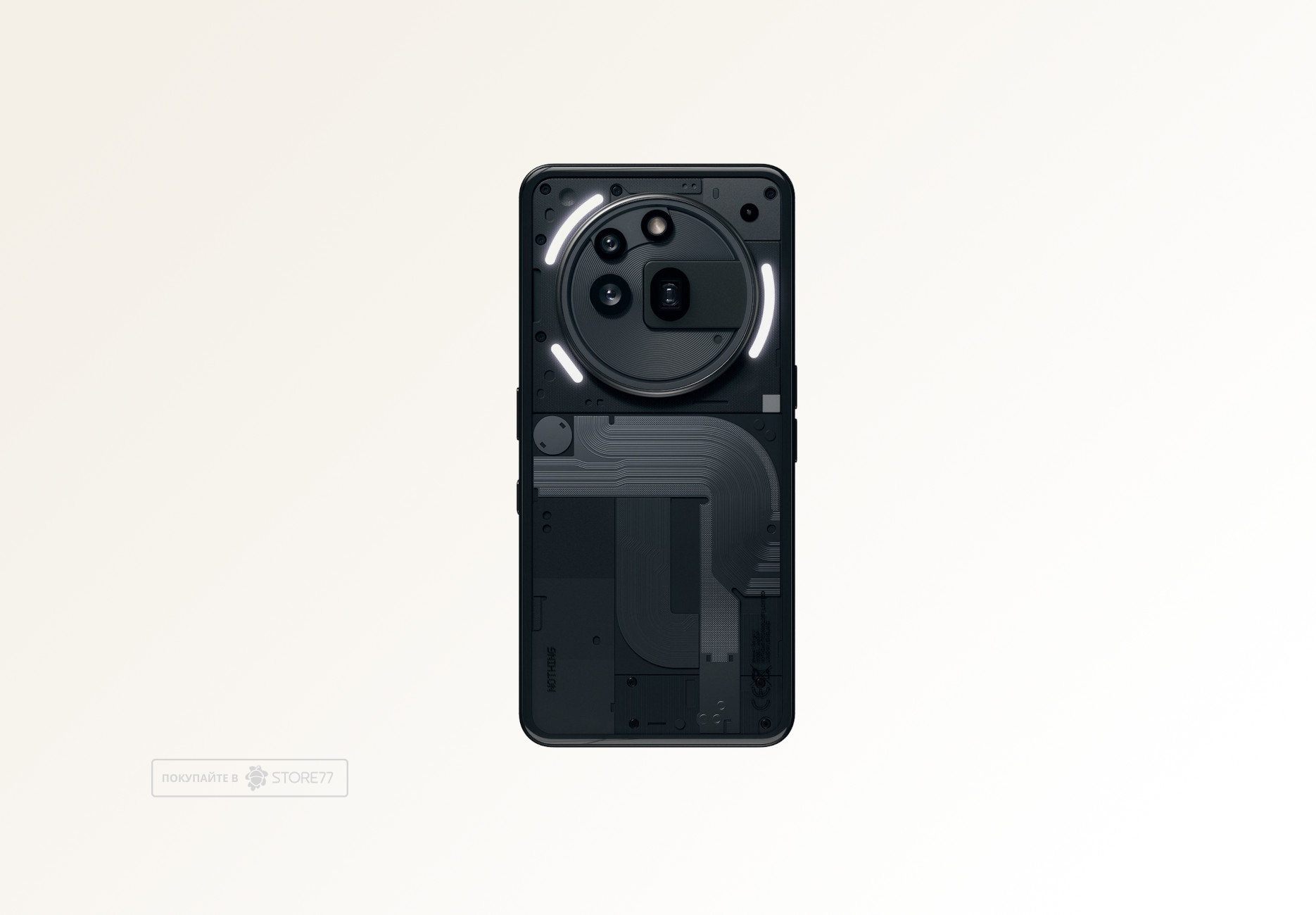 Телефон Nothing Phone (3a) Pro 12/256 ГБ (Черный)
