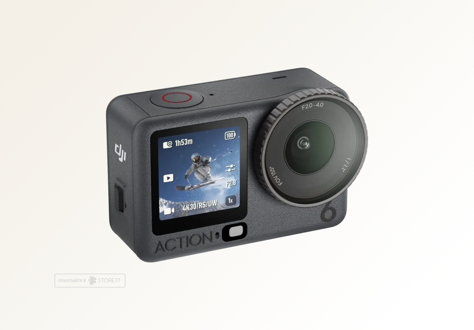Экшн-камера DJI Osmo Action 6 Standart Combo, цвет: черный (Black)