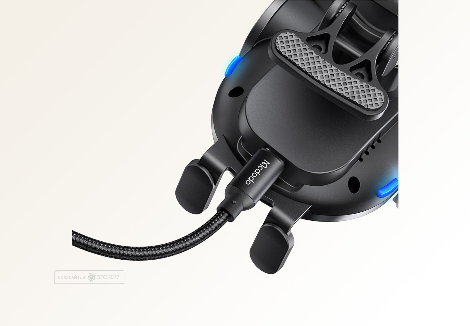 Автомобильный держатель Mcdodo Dual Coils Wireless Charger 15Вт (Черный)