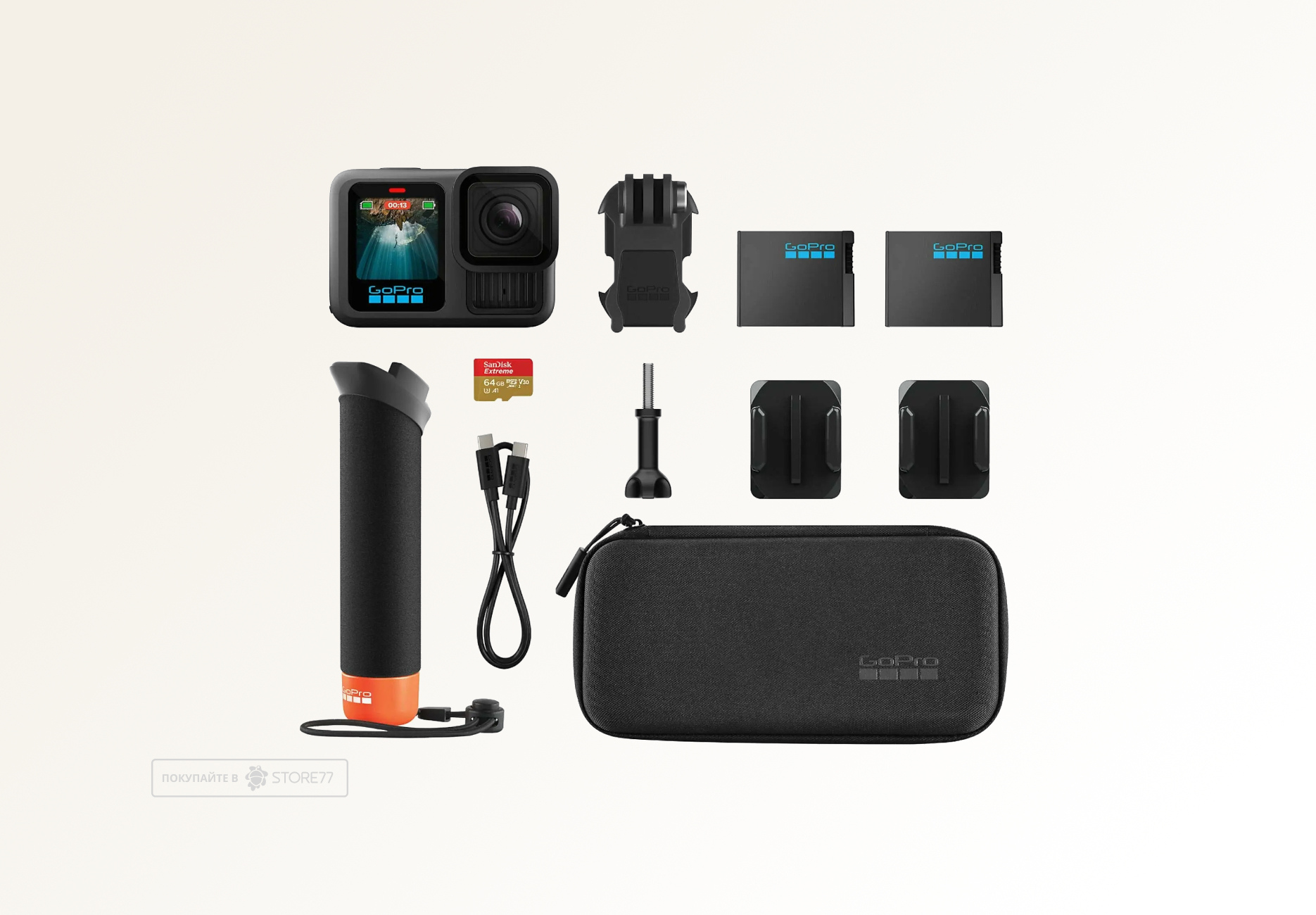 Экшн-камера GoPro HERO 13 Black Accessory Bundle