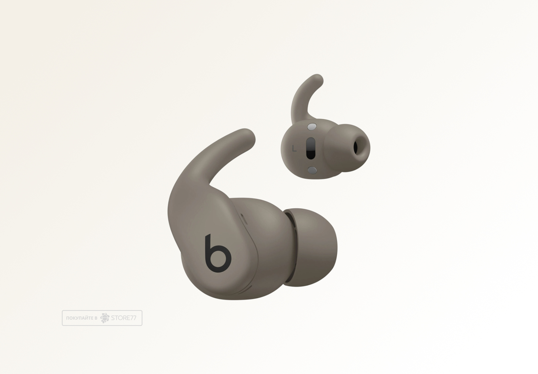 Беспроводные наушники Beats Powerbeats Fit, цвет: серый камень (Gravel Gray)