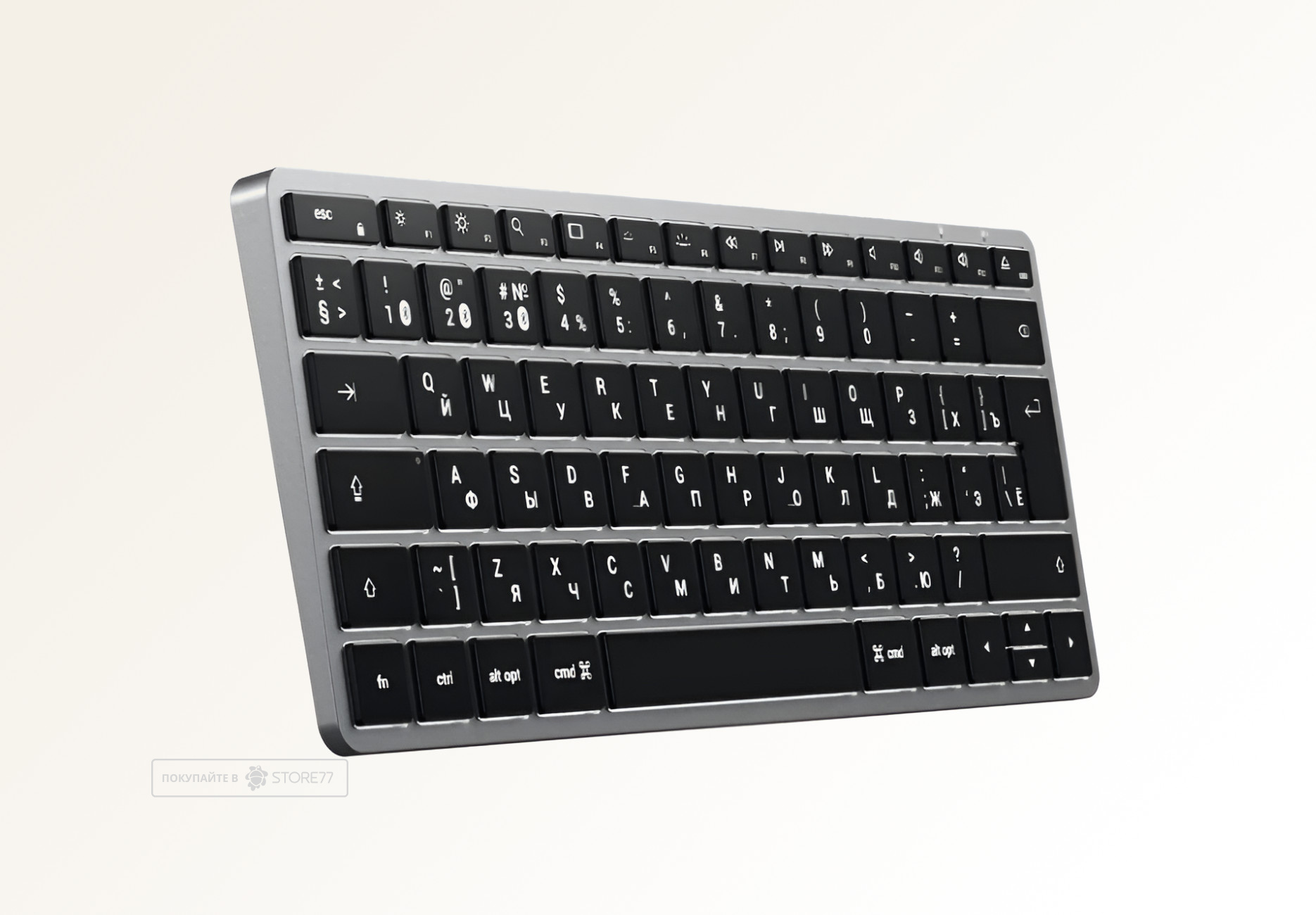 Клавиатура беспроводная Satechi Slim X1, Bluetooth (Серый космос)
