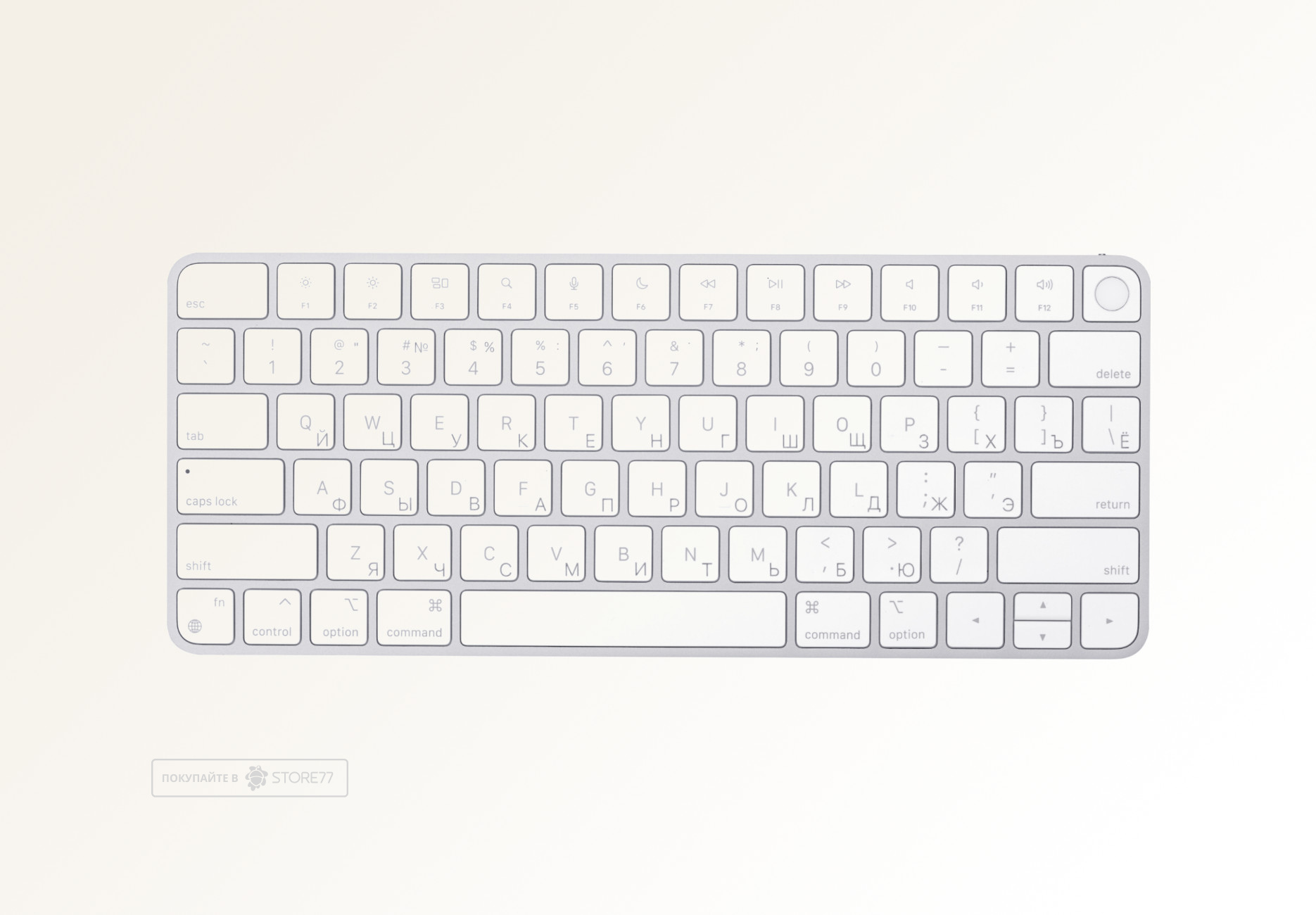 Клавиатура Apple Magic Keyboard Bluetooth USB-C с Touch ID (Белая)