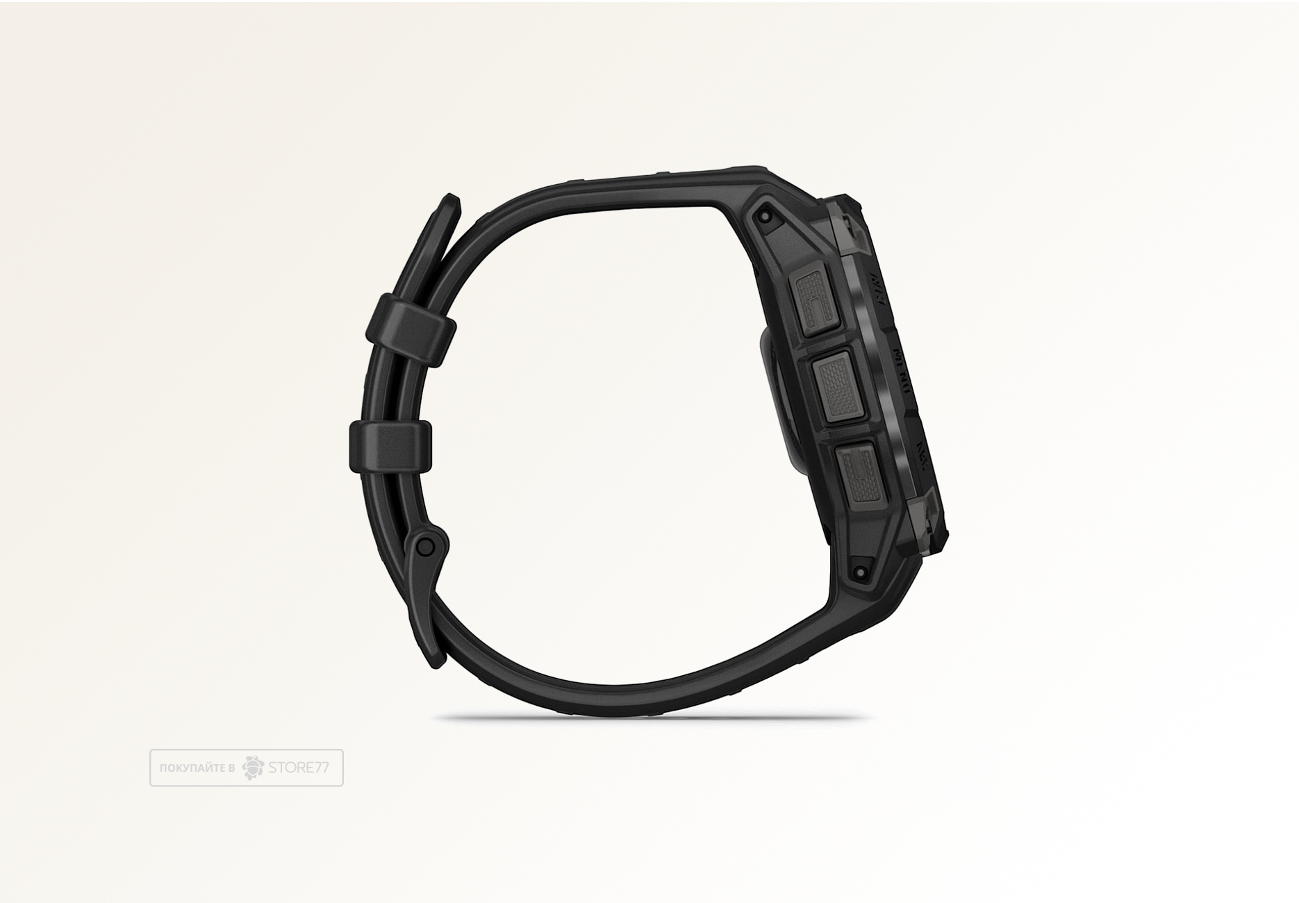 Умные часы Garmin INSTINCT 3 45 мм AMOLED, корпус: черный, с черным силиконовым ремешком (Black)
