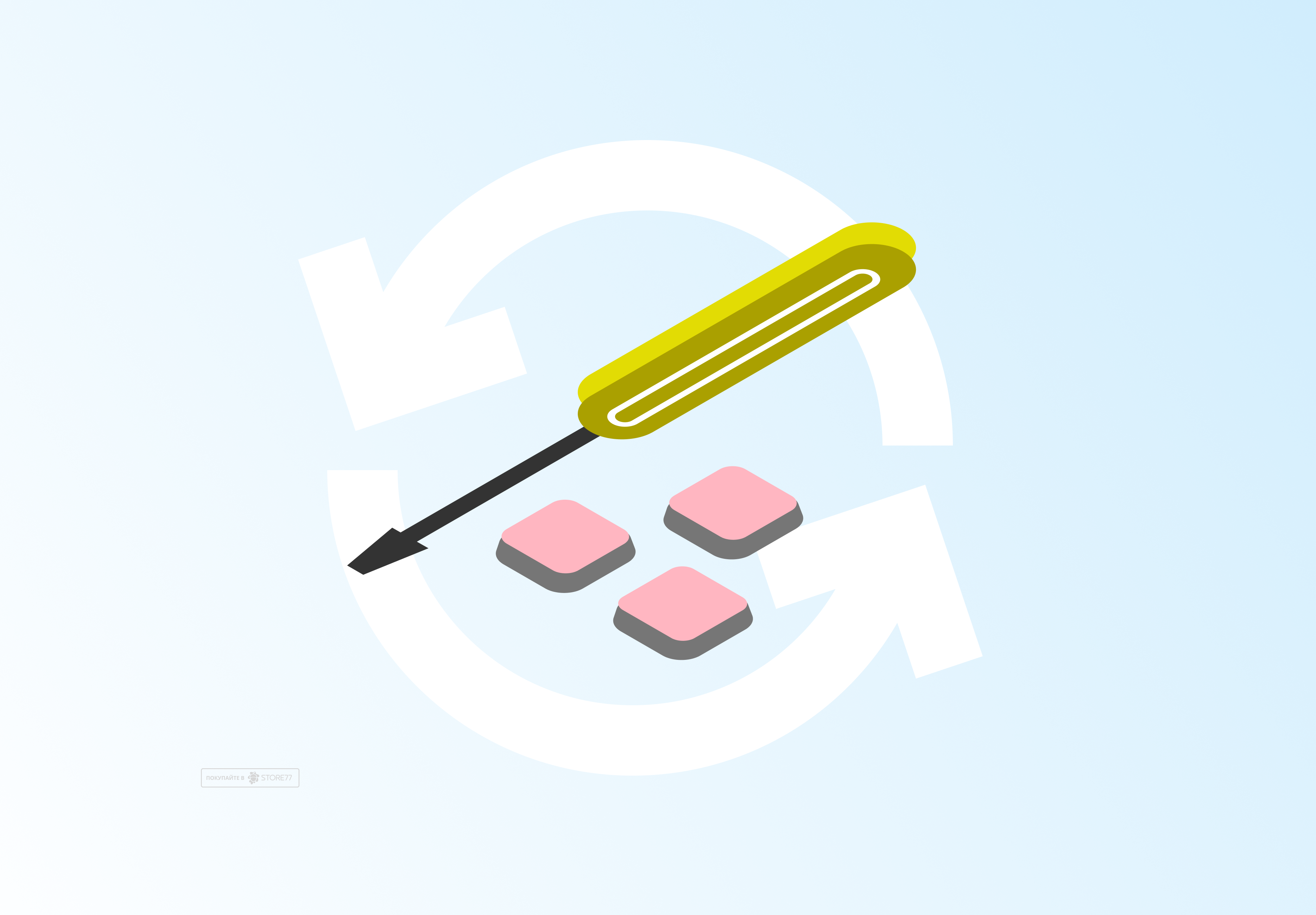 Комплект клавиш РСТ для Macbook NEO (Светло-розовый)