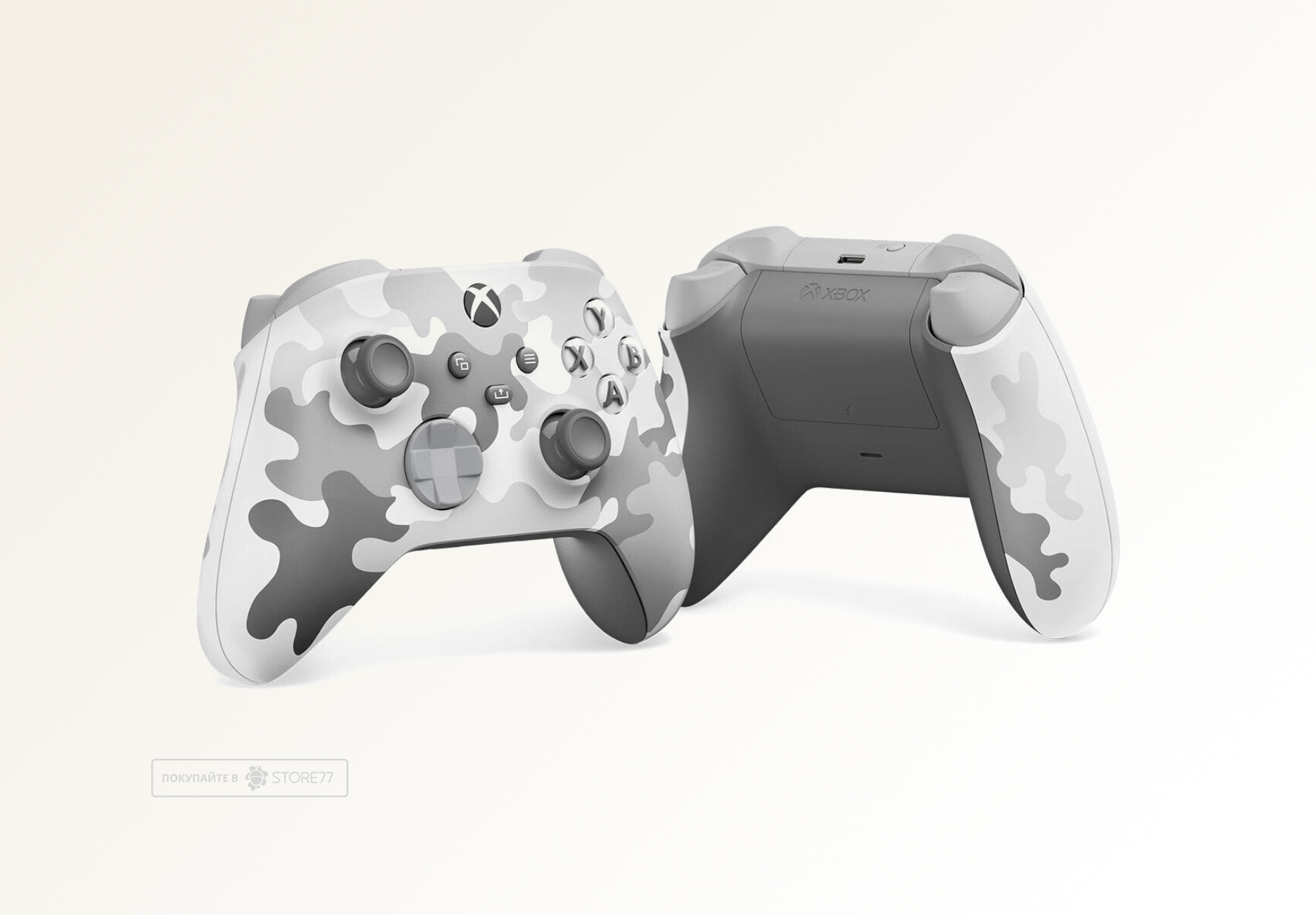 Геймпад Microsoft Xbox Series X|S беспроводной, цвет: серый камуфляж (Arctic Camouflage)