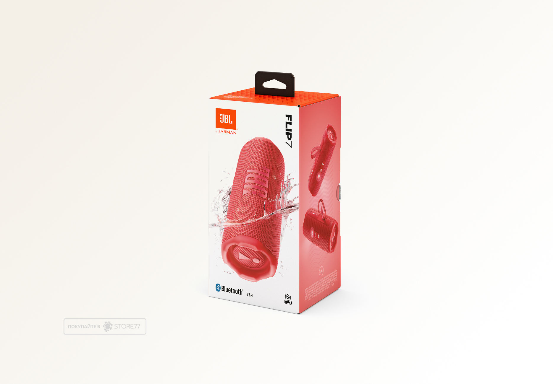 Портативная акустика JBL Flip 7 (Красная)