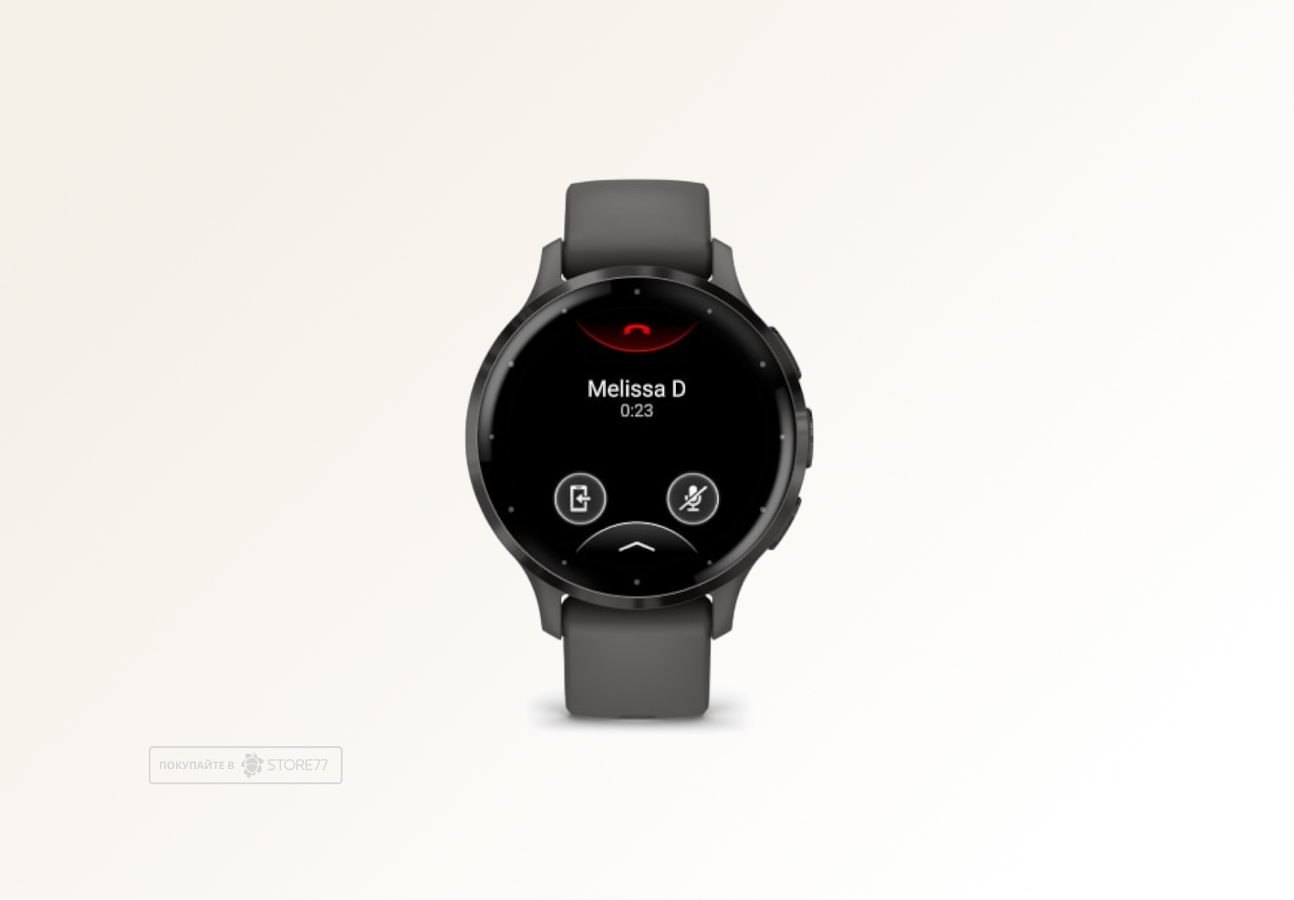 Умные часы Garmin VENU 3s 41 мм, корпус: серый (Slate), с серым силиконовым ремешком (Pebble/Gray)