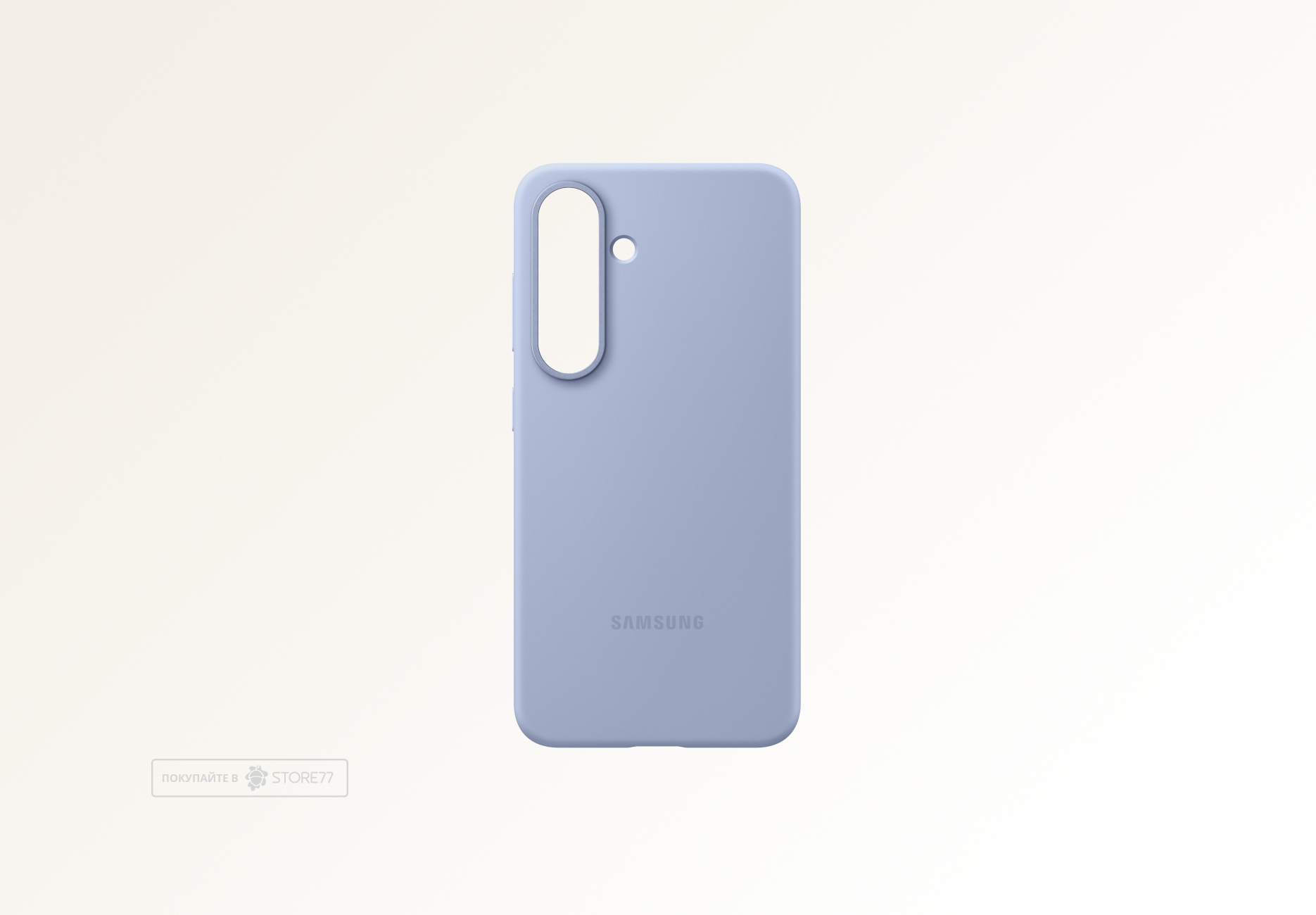 Чехол Samsung Silicone Case для Samsung Galaxy S25 (Голубой)