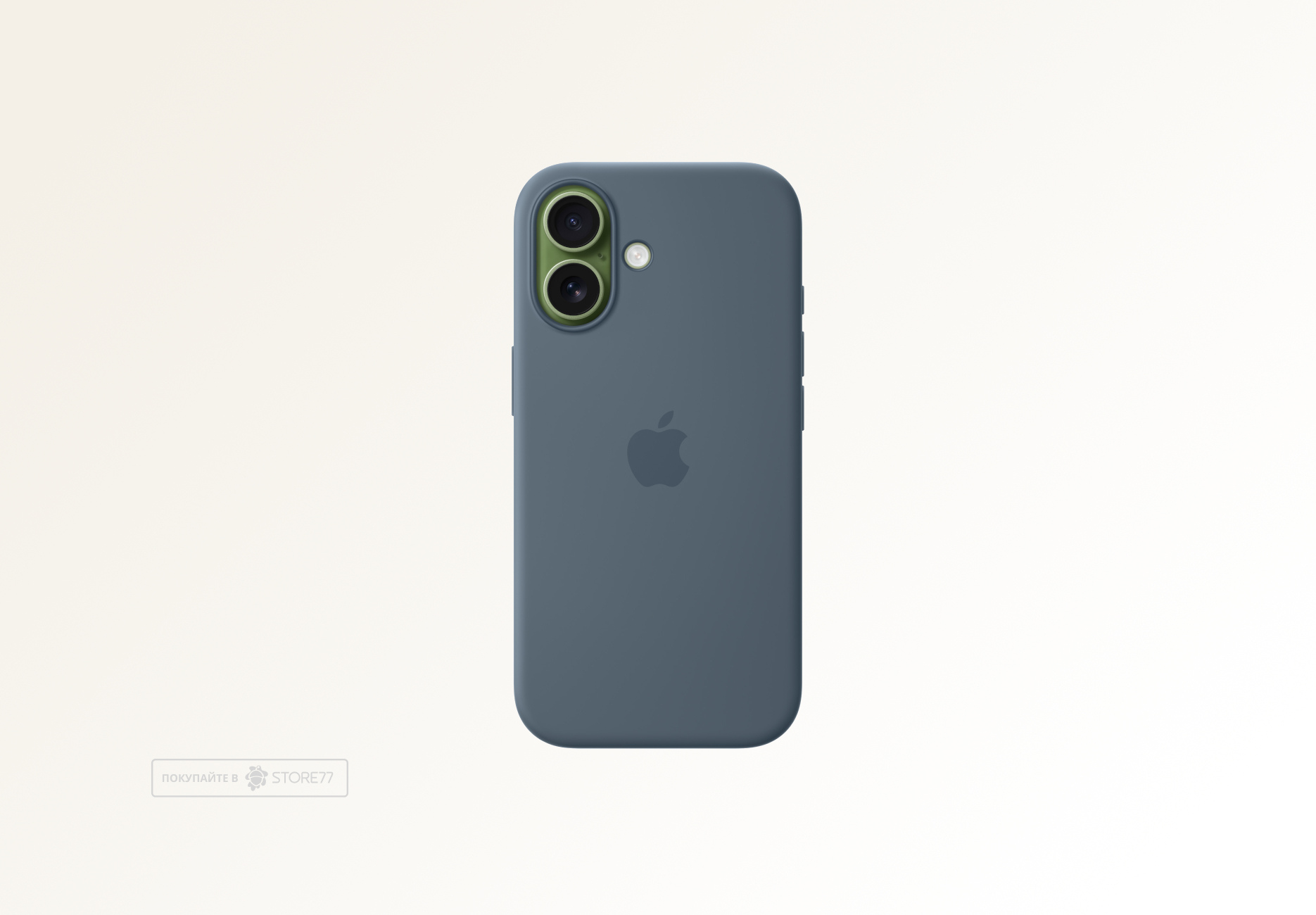 Чехол Apple Silicone Case с поддержкой MagSafe для iPhone 17, цвет: синий (Anchor BLue)