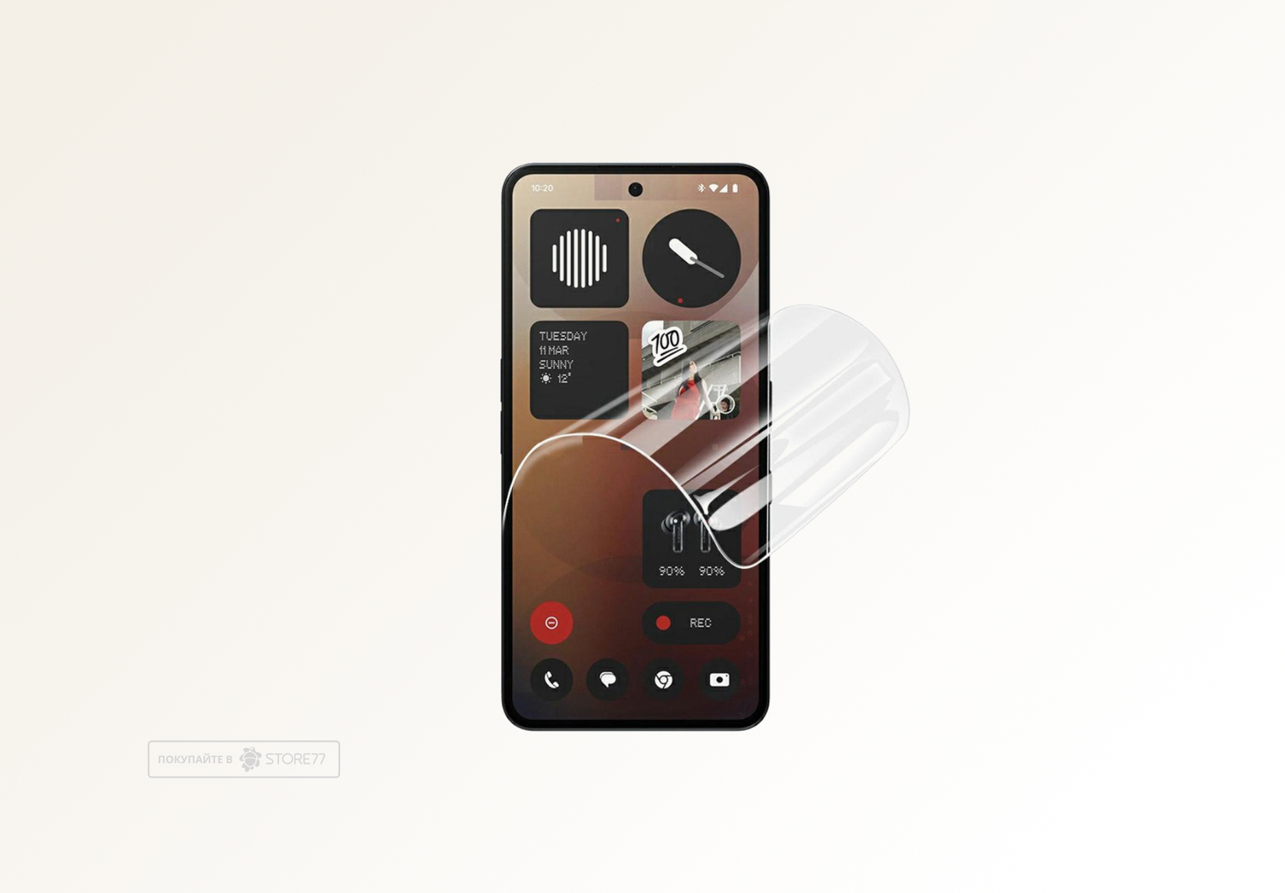 Защитная пленка для Nothing Phone (3a) Pro (Глянцевая)